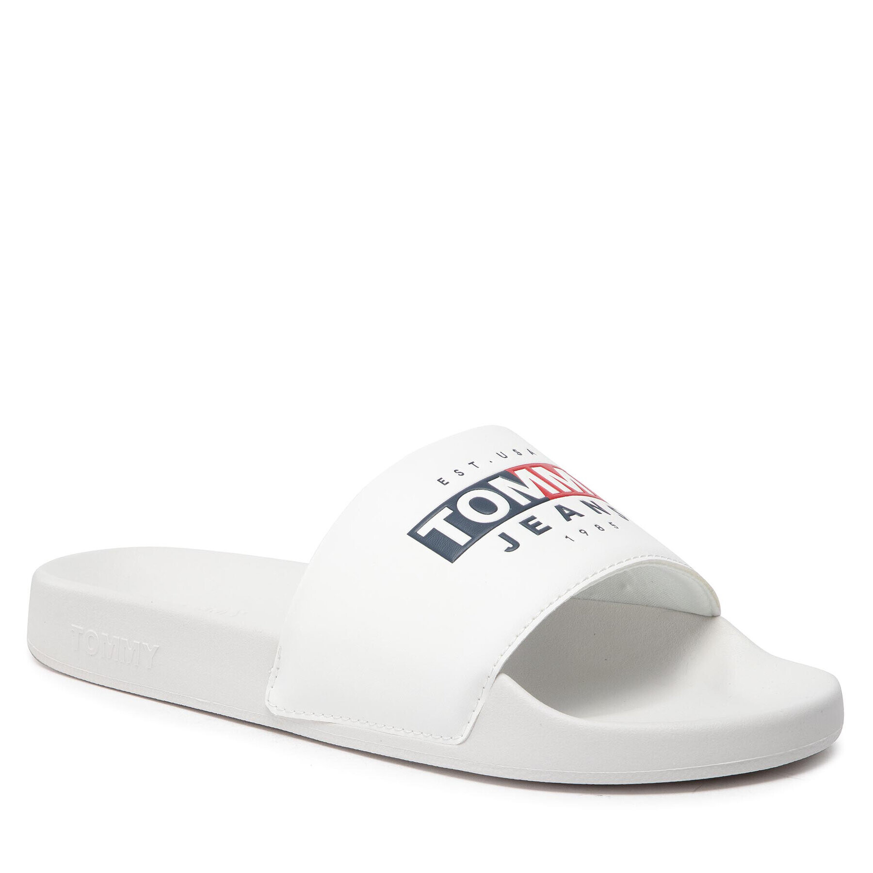 Tommy Jeans Šľapky Seasonal Poolslide EM0EM01031 Biela - Pepit.sk