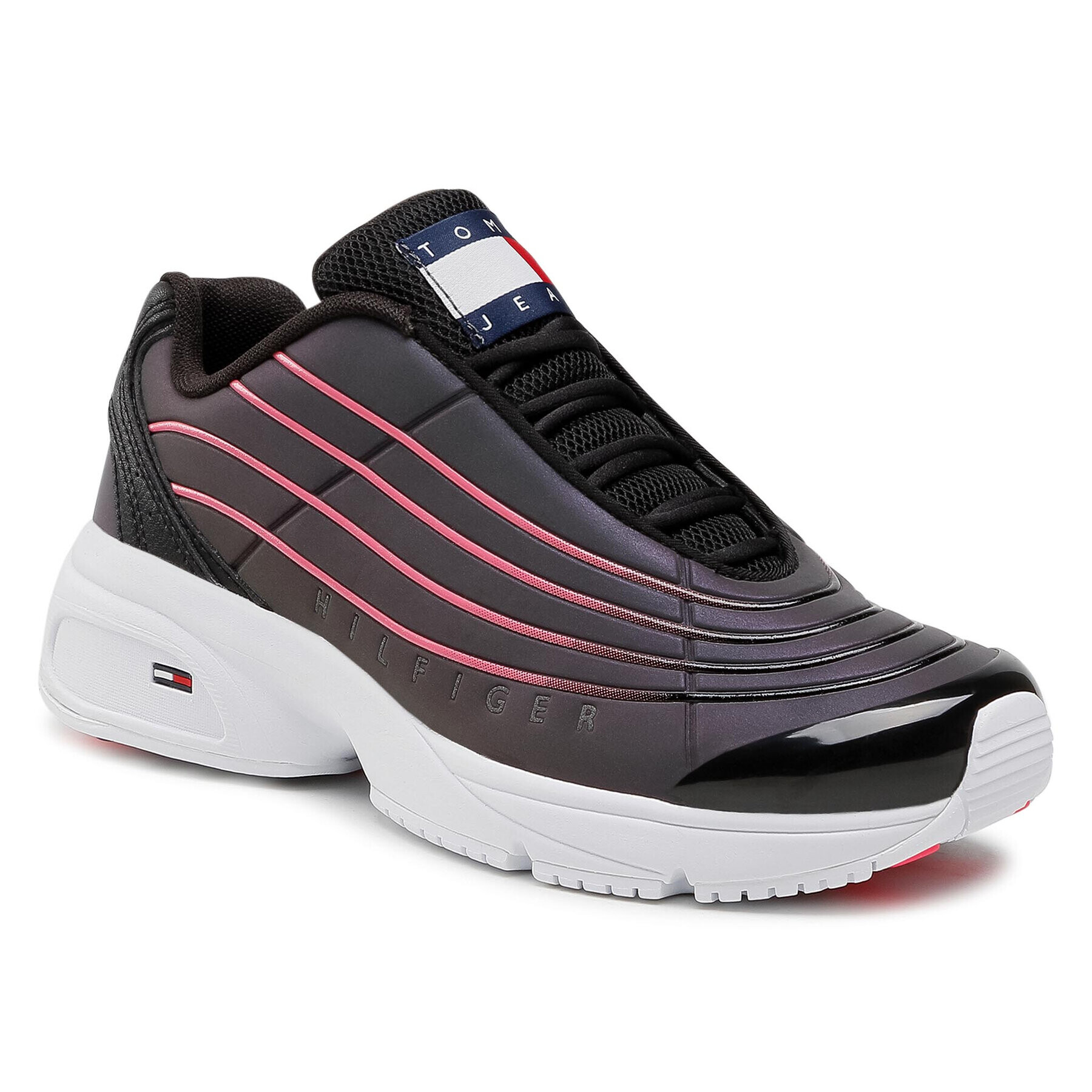 Tommy Jeans Sneakersy Archive Reflective Heritage Sneaker EN0EN01500 Fialová - Pepit.sk