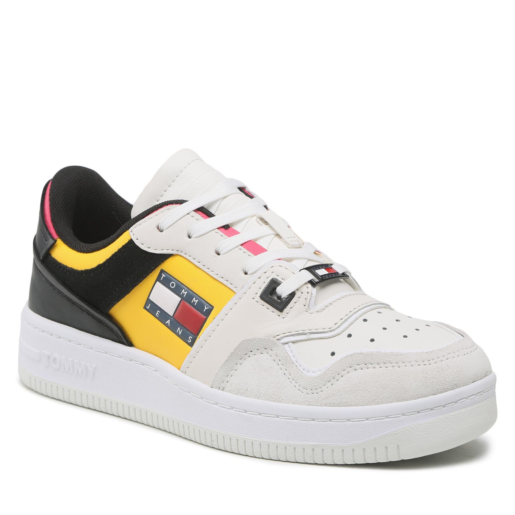 Tommy Jeans Sneakersy Bastke Wmn EN0EN02052 Écru - Pepit.sk