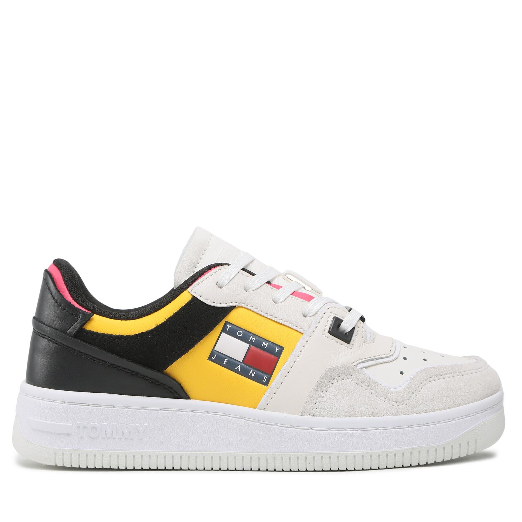 Tommy Jeans Sneakersy Bastke Wmn EN0EN02052 Écru - Pepit.sk