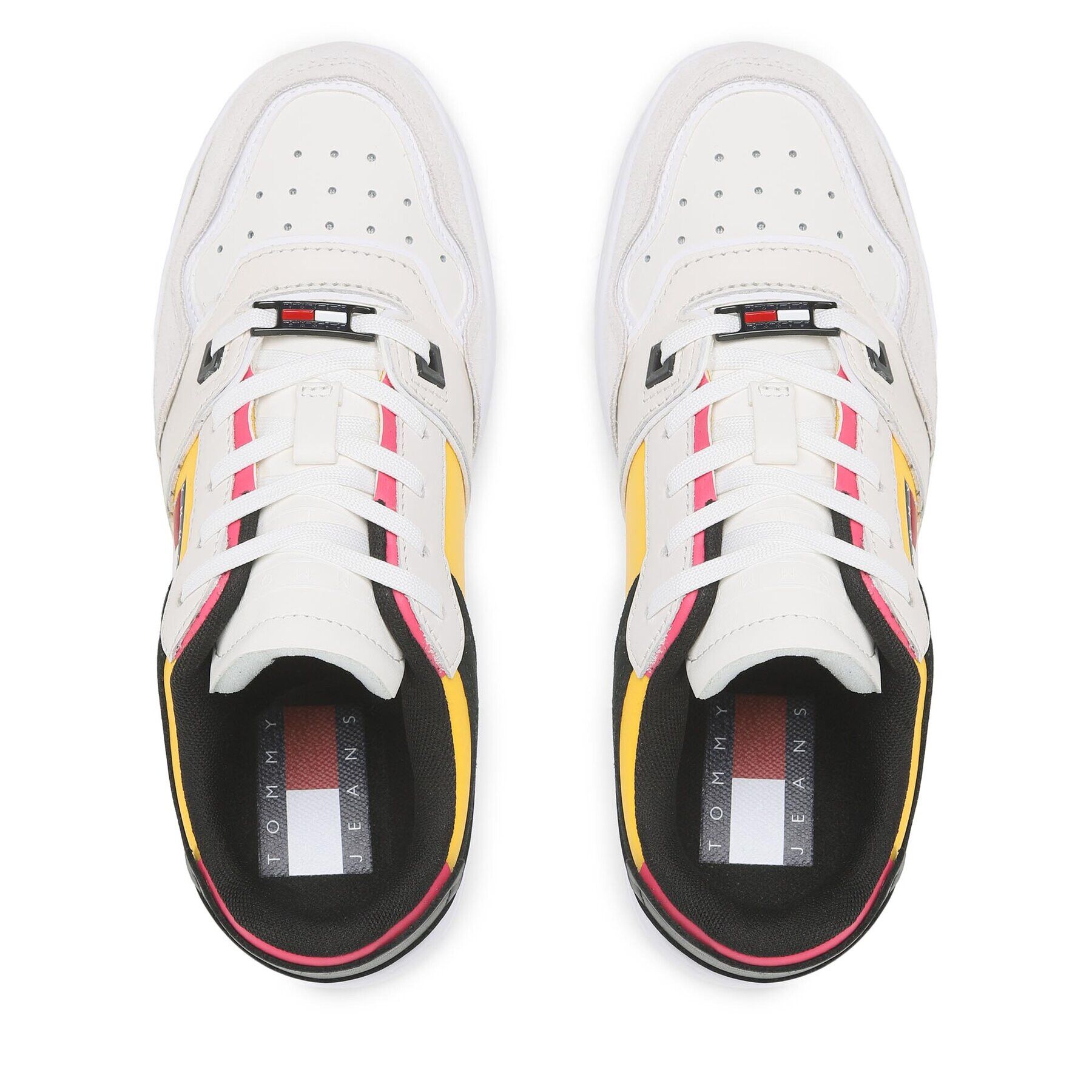 Tommy Jeans Sneakersy Bastke Wmn EN0EN02052 Écru - Pepit.sk