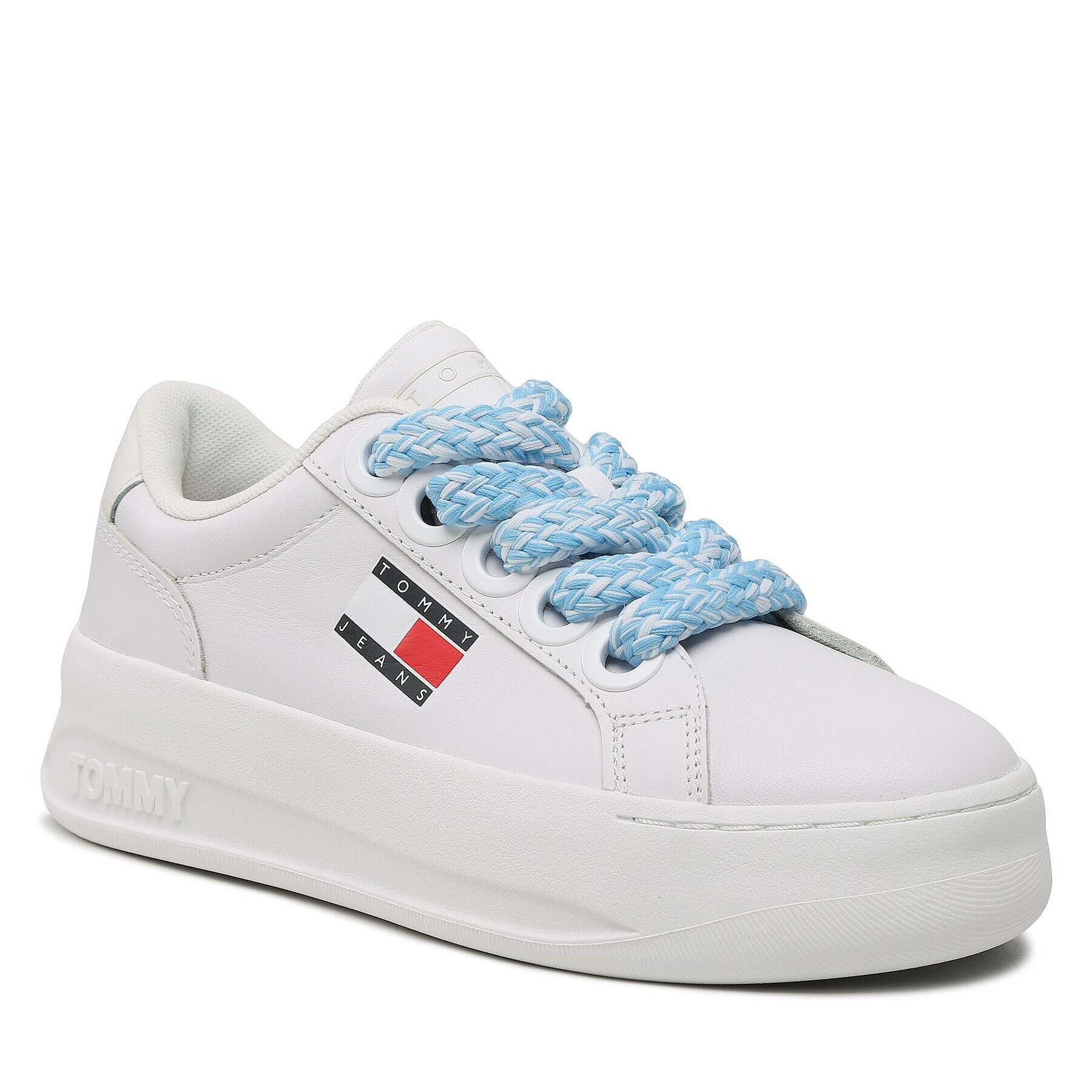 Tommy Jeans Sneakersy City Flatform EN0EN02117 Biela - Pepit.sk