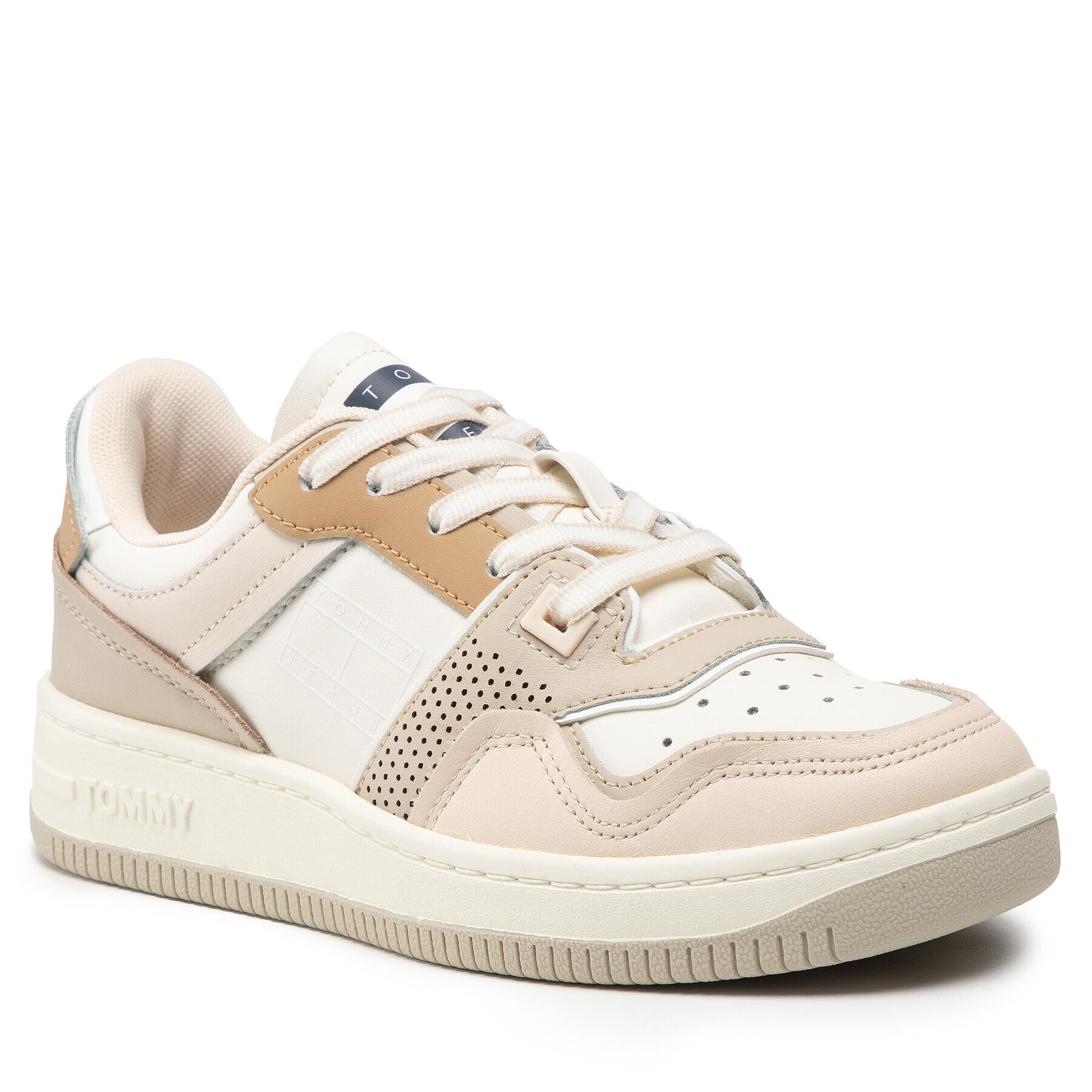 Tommy Jeans Sneakersy Elevated Basket Wmn EN0EN01734 Béžová - Pepit.sk