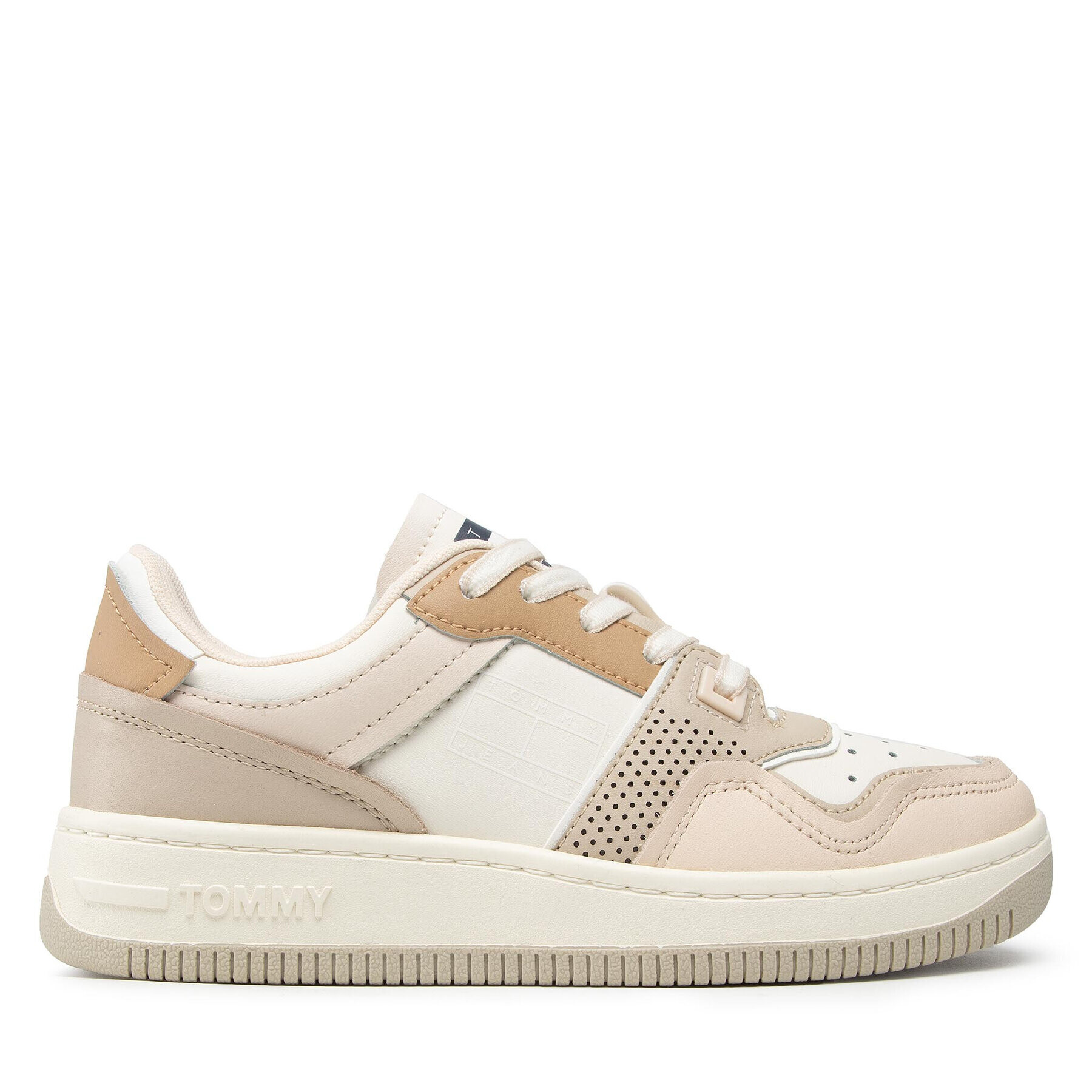 Tommy Jeans Sneakersy Elevated Basket Wmn EN0EN01734 Béžová - Pepit.sk