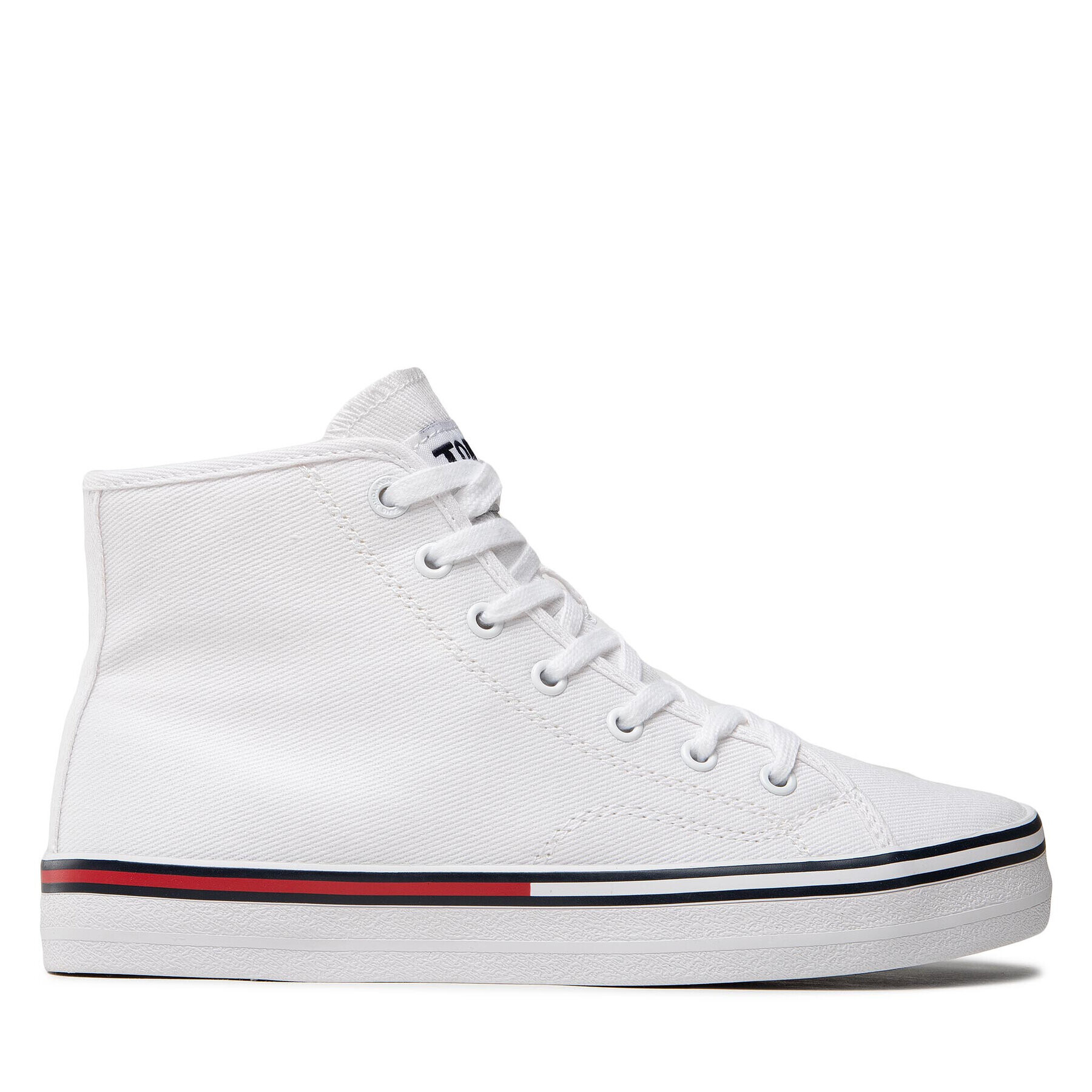 Tommy Jeans Sneakersy Essential Mid Wmn EN0EN01797 Biela - Pepit.sk