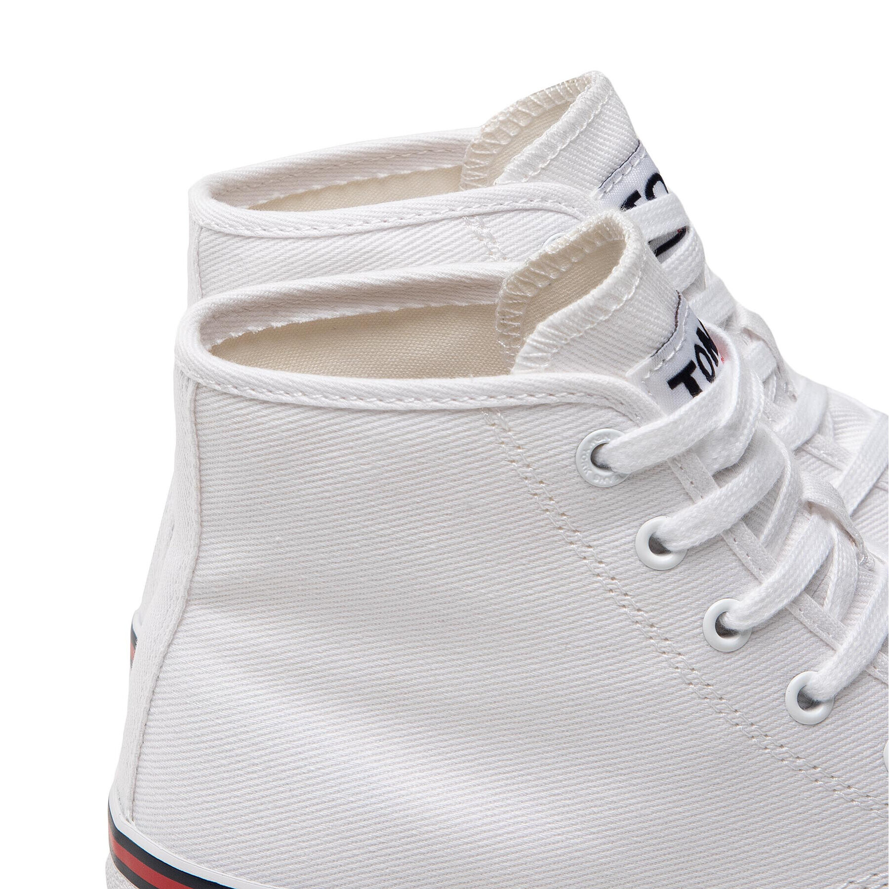 Tommy Jeans Sneakersy Essential Mid Wmn EN0EN01797 Biela - Pepit.sk