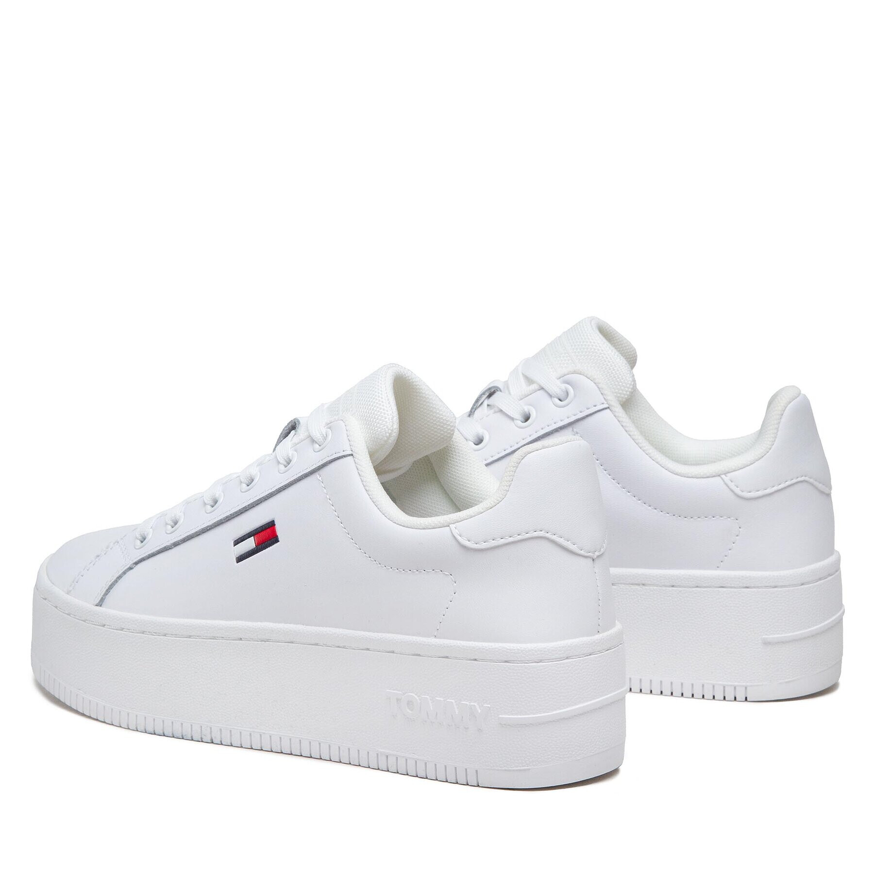 Tommy Jeans Sneakersy Flatform Ess EN0EN02043 Biela - Pepit.sk