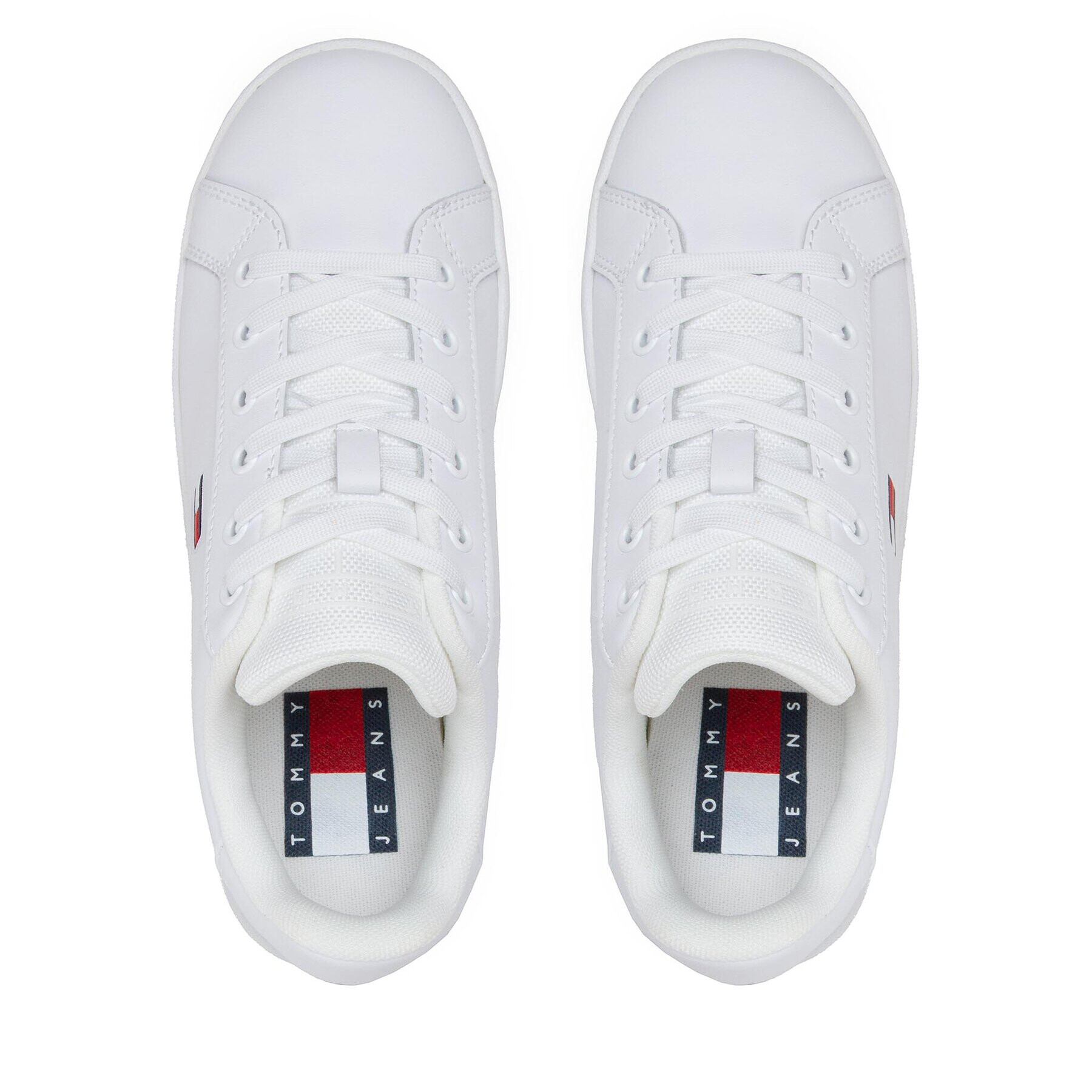 Tommy Jeans Sneakersy Flatform Ess EN0EN02043 Biela - Pepit.sk