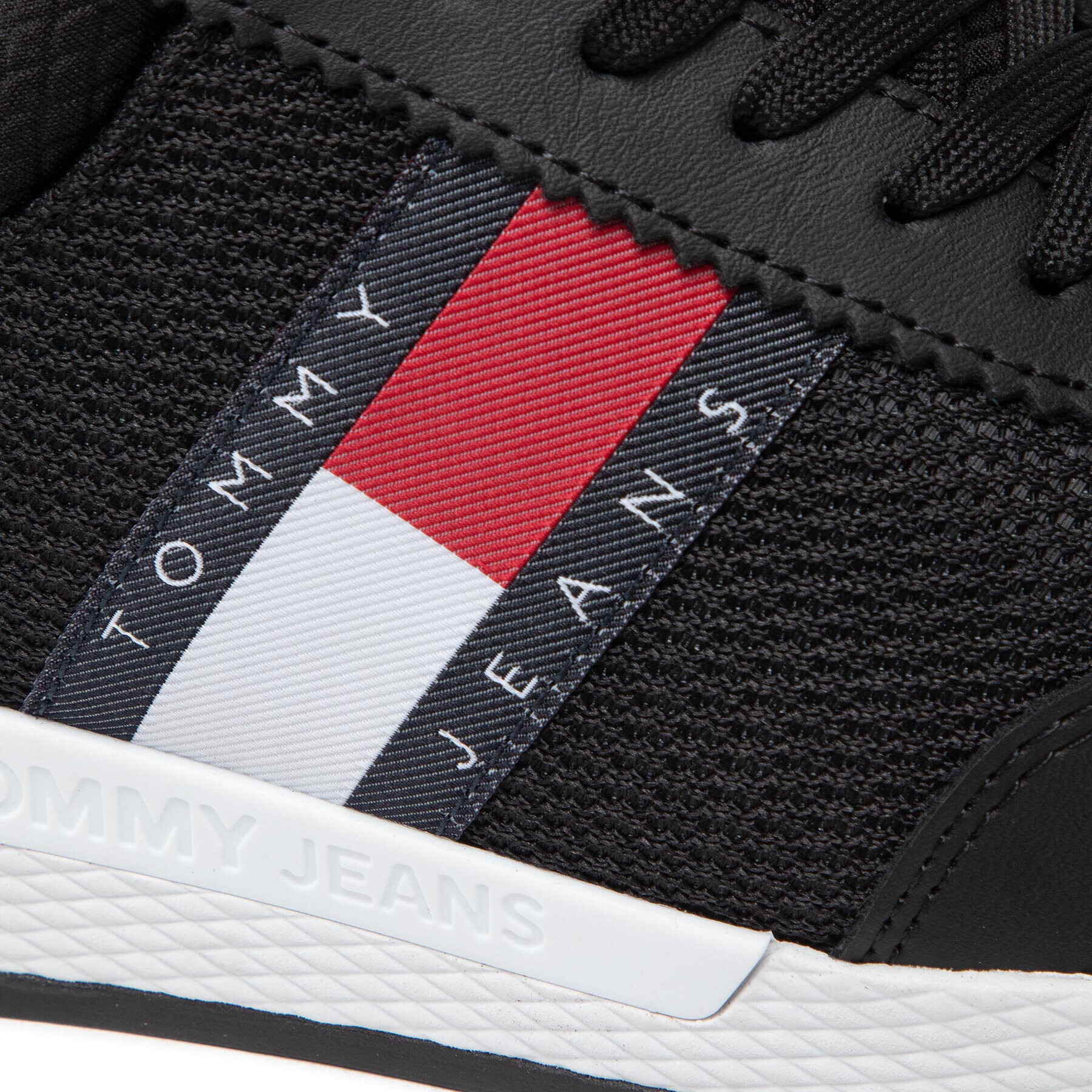 Tommy Jeans Sneakersy Flexi Runner Wmn EN0EN01789 Čierna - Pepit.sk