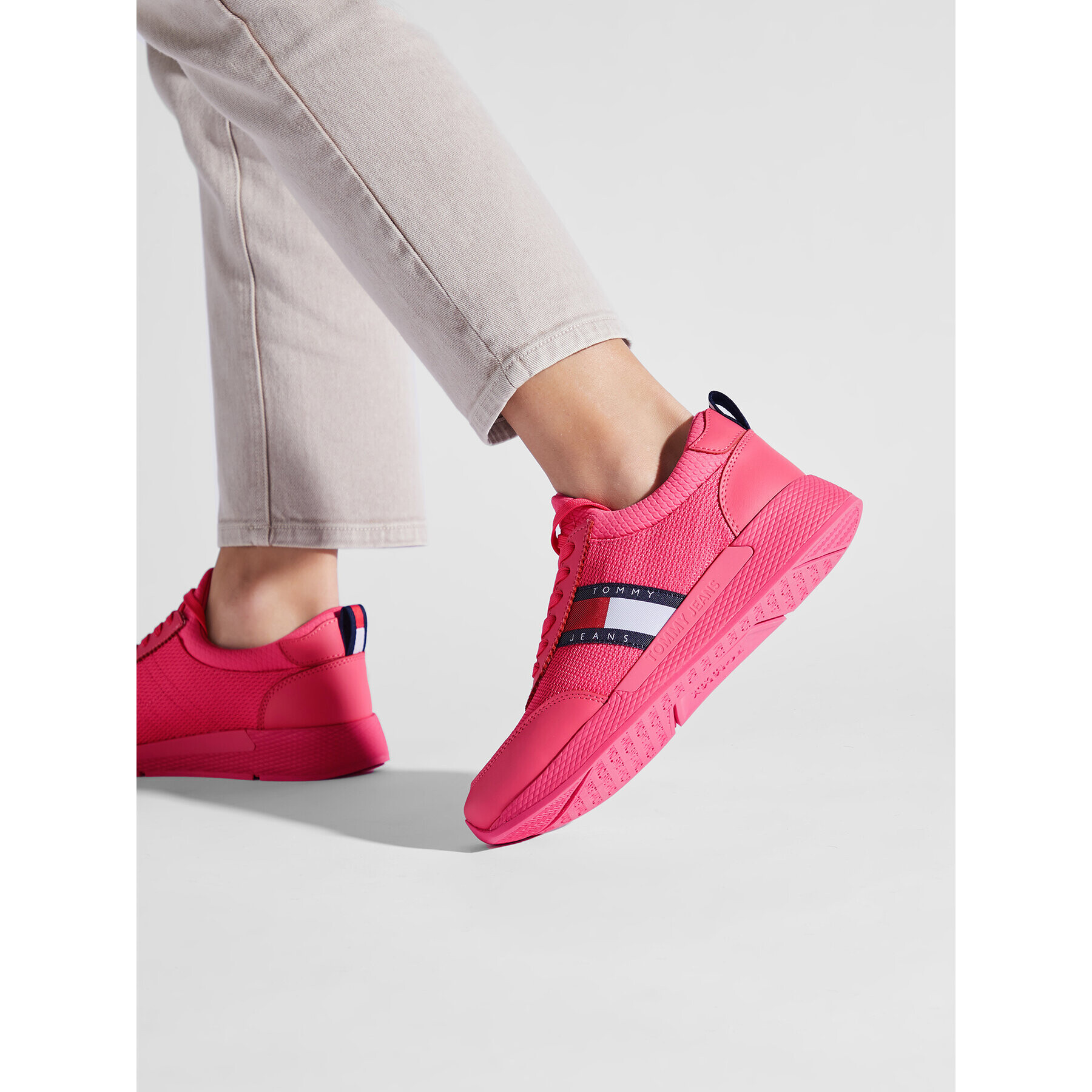 Tommy Jeans Sneakersy Flexi Runner Wmn EN0EN01789 Ružová - Pepit.sk