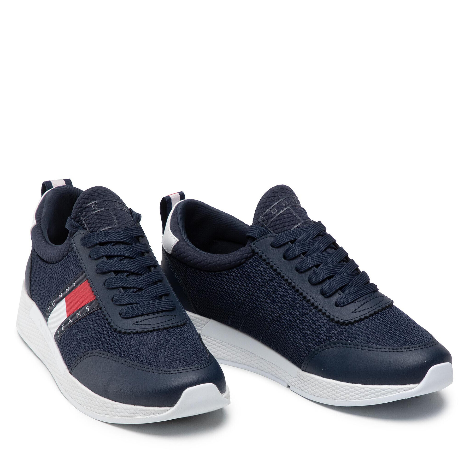 Tommy Jeans Sneakersy Flexi Runner Wmn EN0EN01789 Tmavomodrá - Pepit.sk