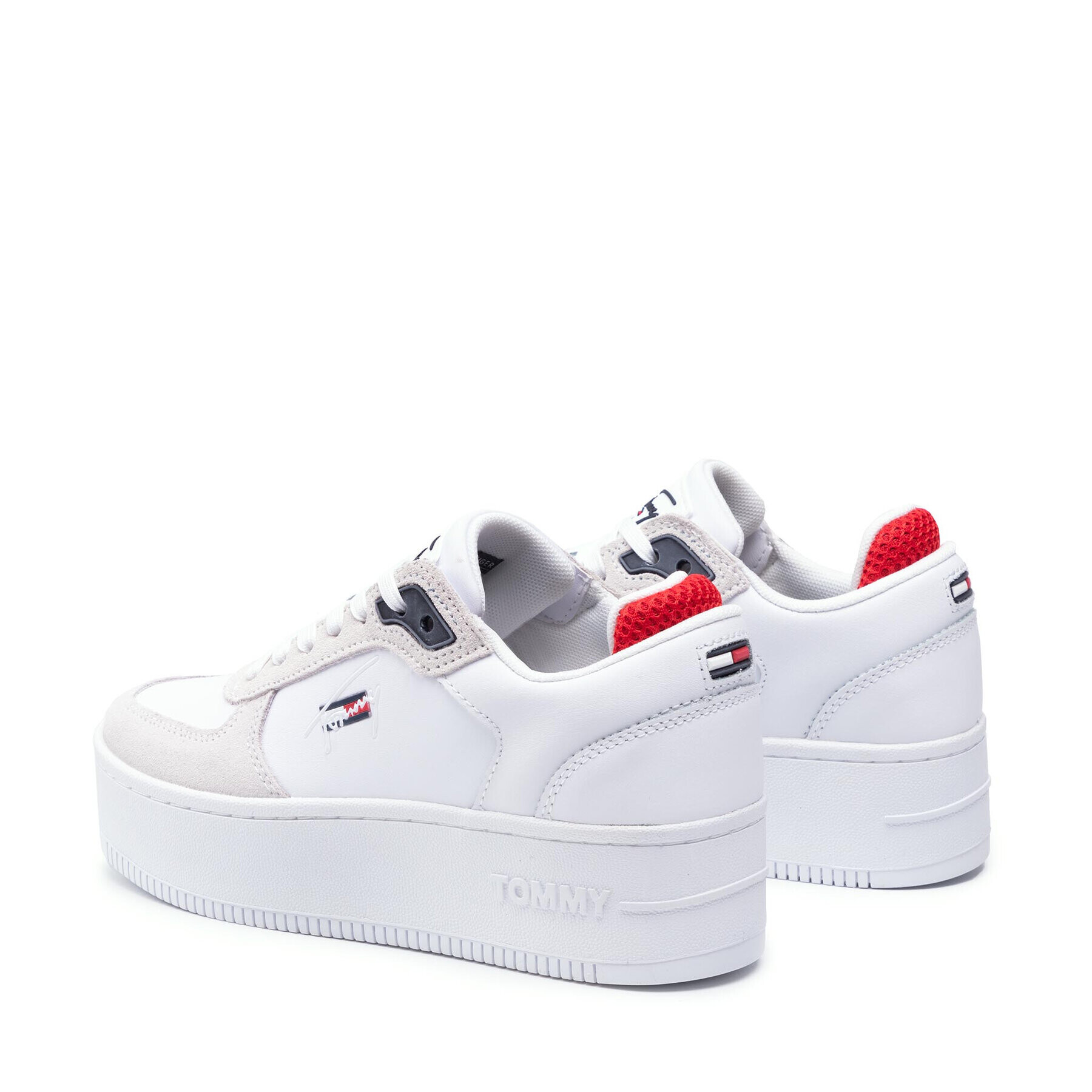 Tommy Jeans Sneakersy Iconic Flatform EN0EN01421 Biela - Pepit.sk