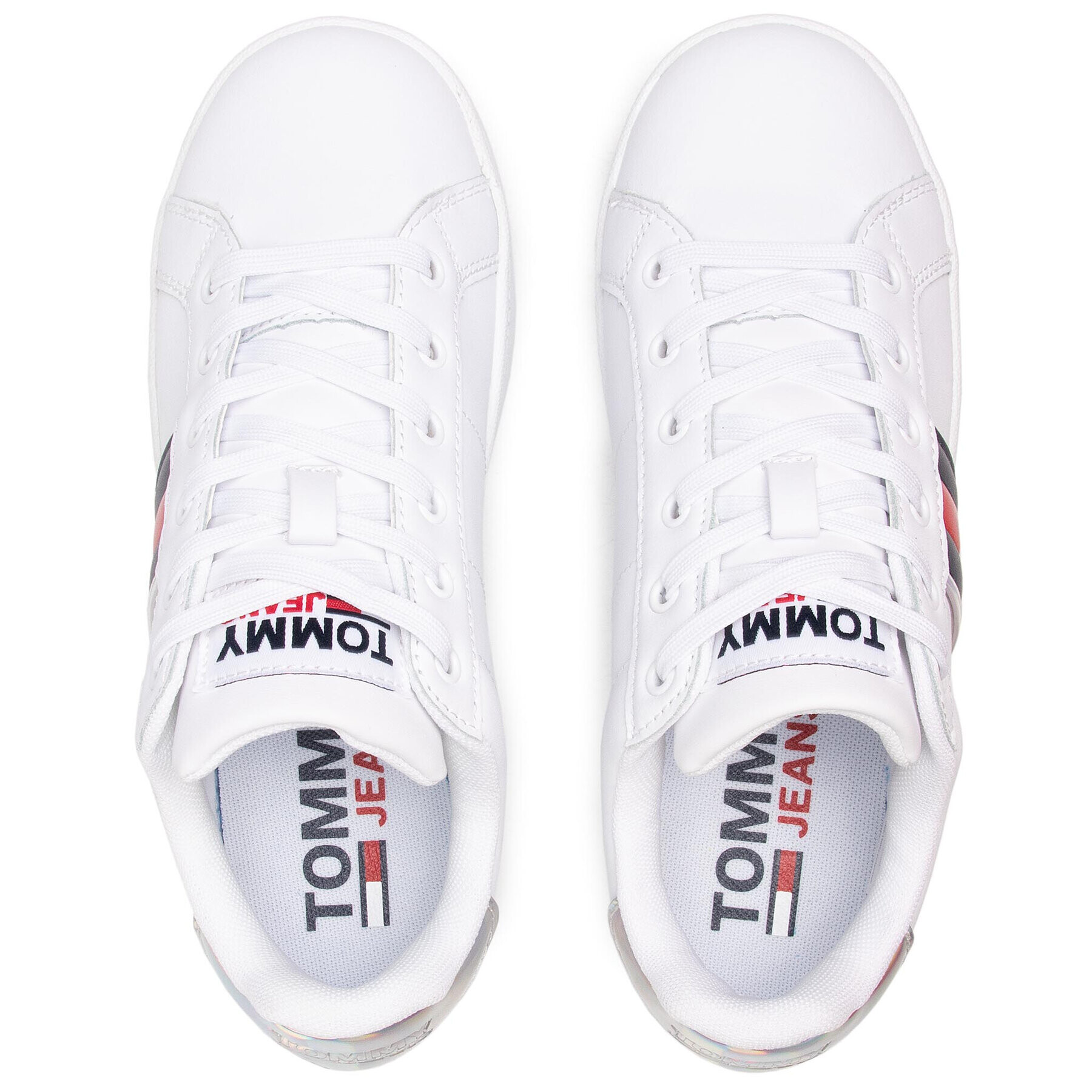 Tommy Jeans Sneakersy Iridescent Iconic Sneaker Biela - Pepit.sk