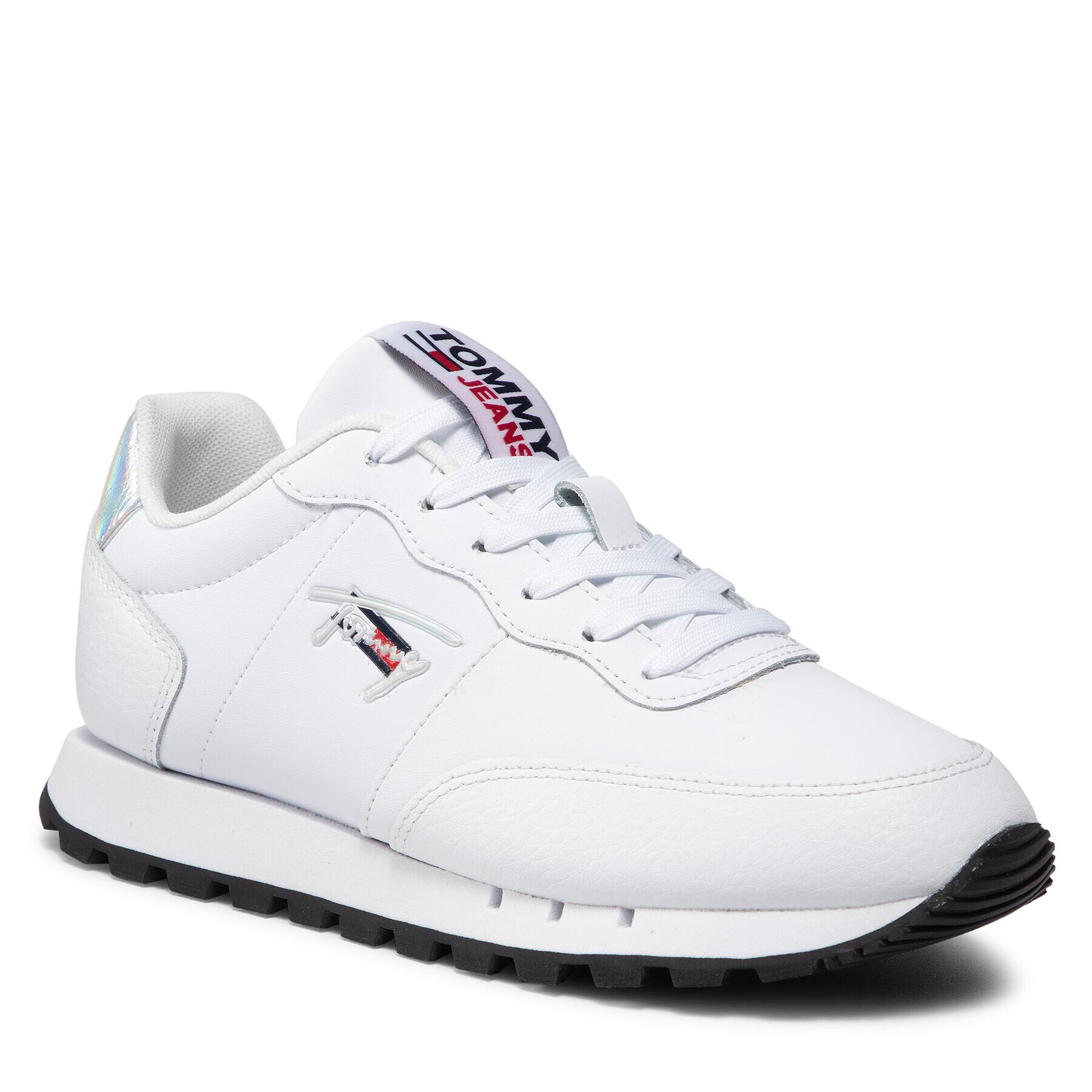 Tommy Jeans Sneakersy Leather Runner EN0EN01512 Biela - Pepit.sk