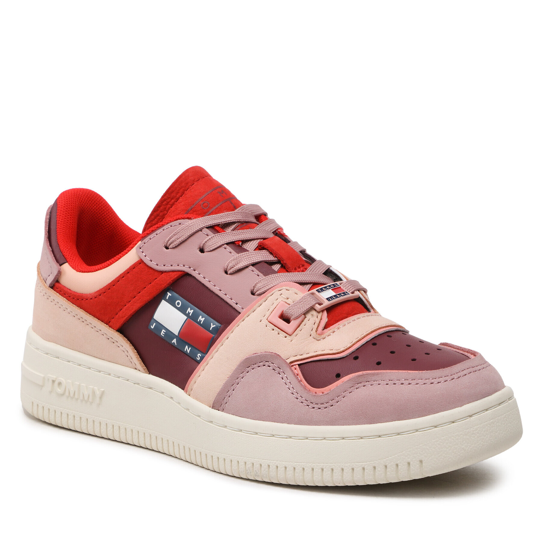 Tommy Jeans Sneakersy Low Nubuk EN0EN01968 Ružová - Pepit.sk