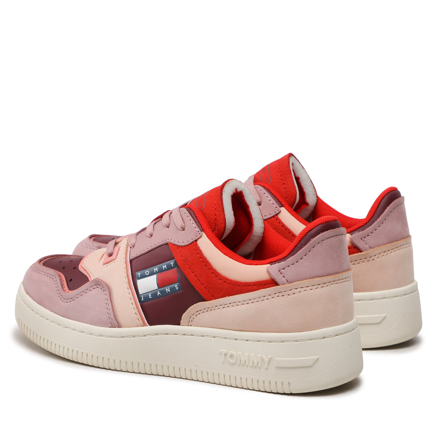 Tommy Jeans Sneakersy Low Nubuk EN0EN01968 Ružová - Pepit.sk