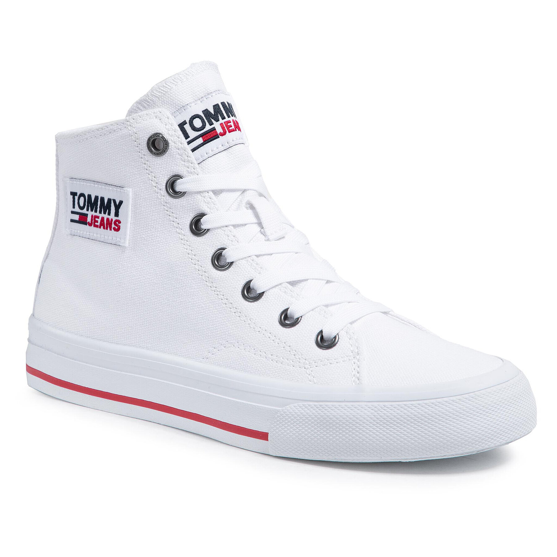 Tommy Jeans Sneakersy Midcut Vulc EN0EN01370 Biela - Pepit.sk