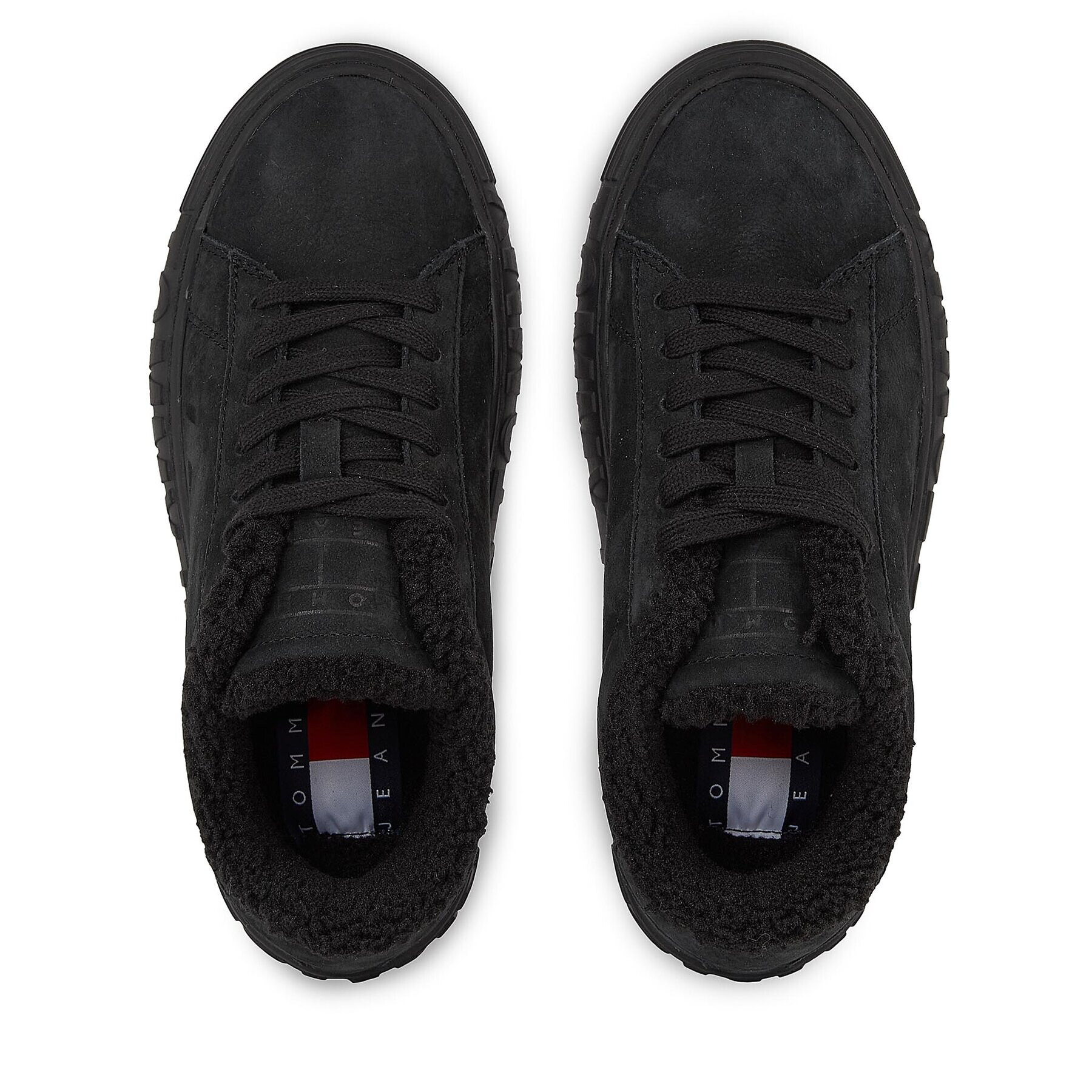 Tommy Jeans Sneakersy New Cupsole Leat Wl EN0EN02274 Čierna - Pepit.sk