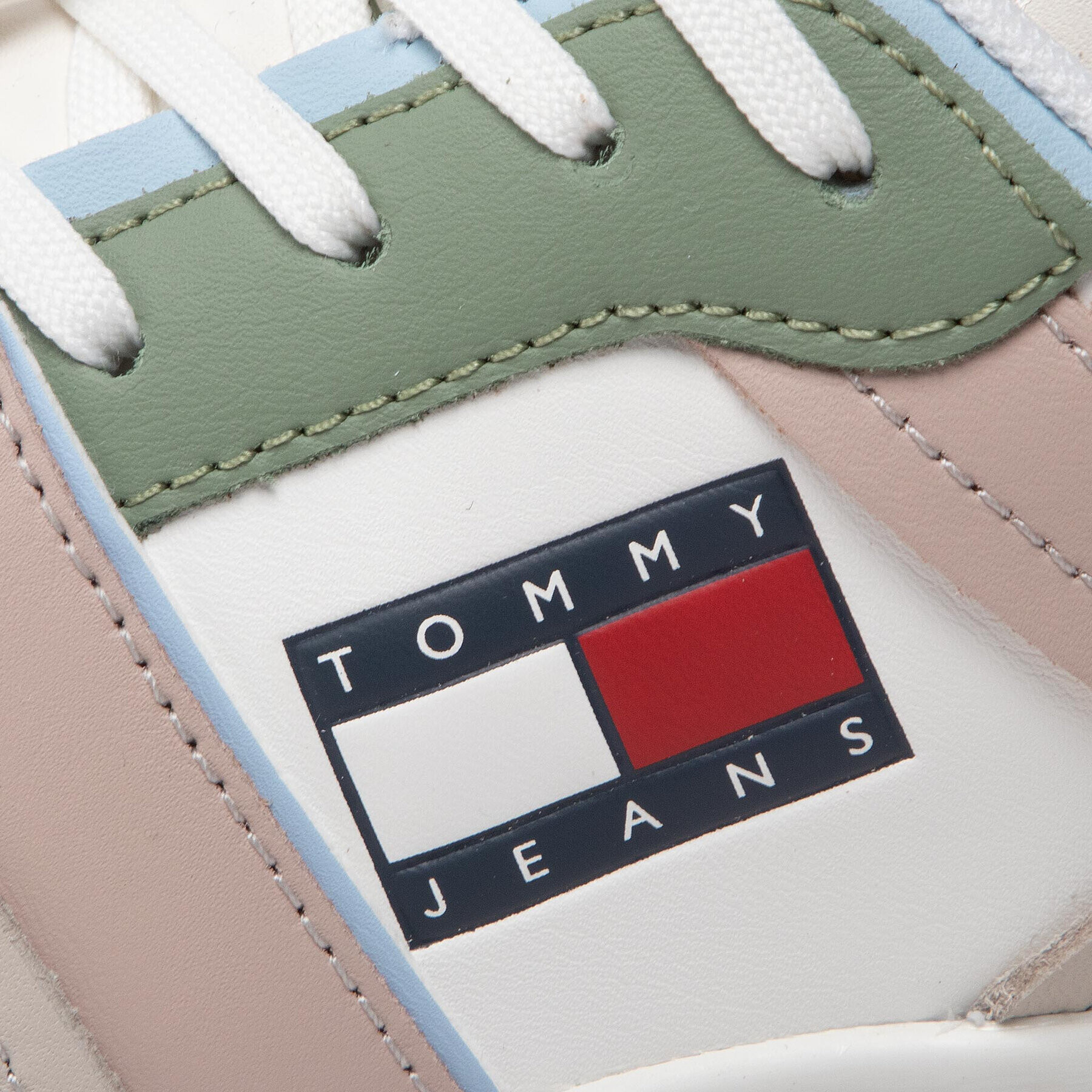 Tommy Jeans Sneakersy Pop Basket Wmn EN0EN01843 Béžová - Pepit.sk