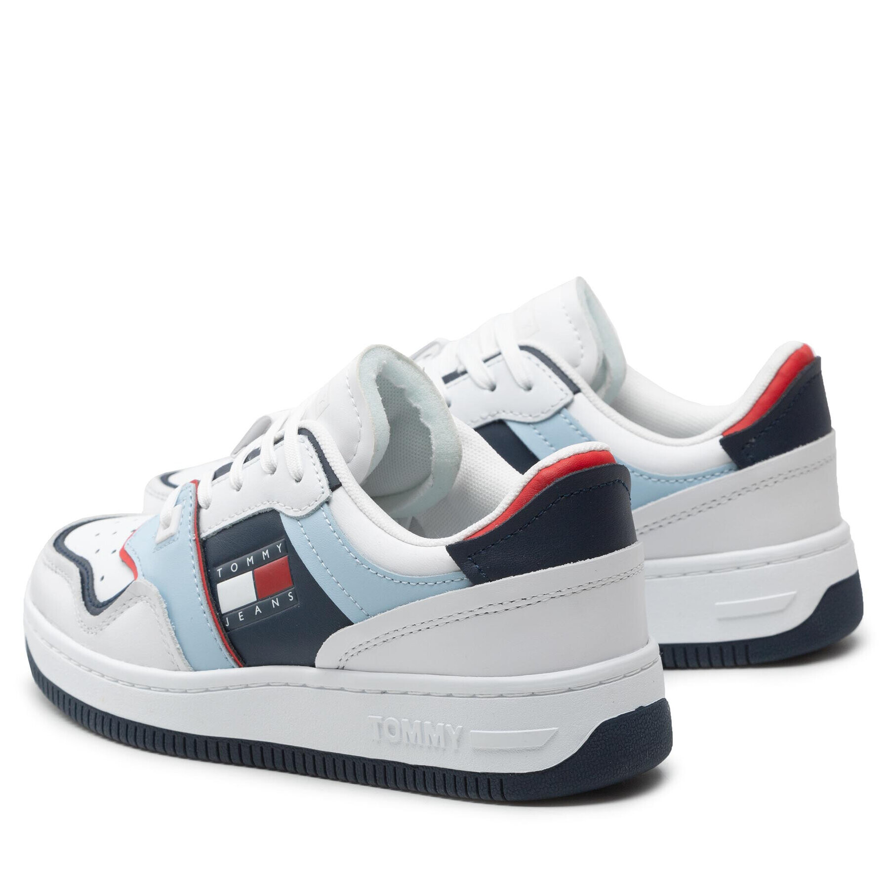 Tommy Jeans Sneakersy Pop Basket Wmn EN0EN01843 Biela - Pepit.sk