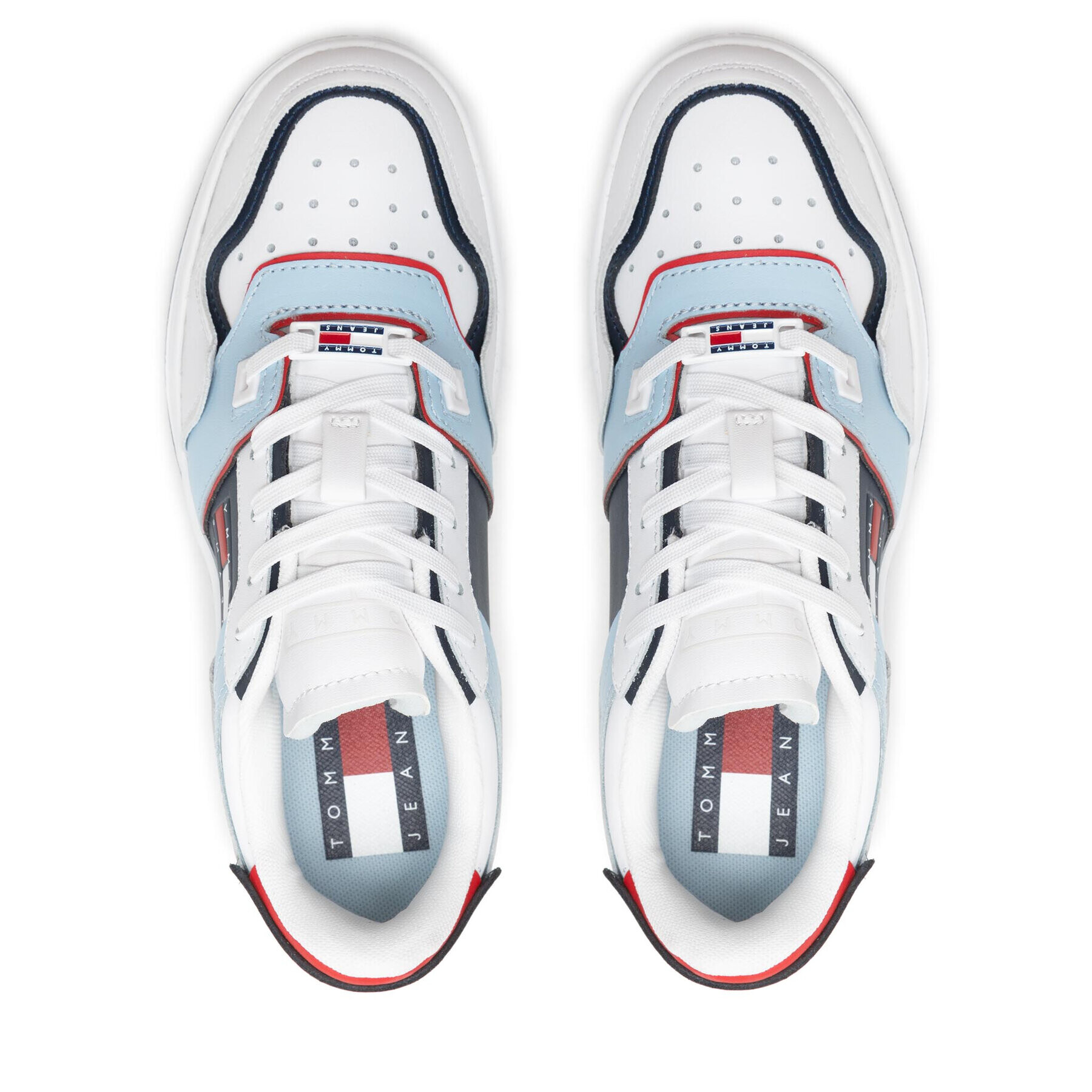 Tommy Jeans Sneakersy Pop Basket Wmn EN0EN01843 Biela - Pepit.sk