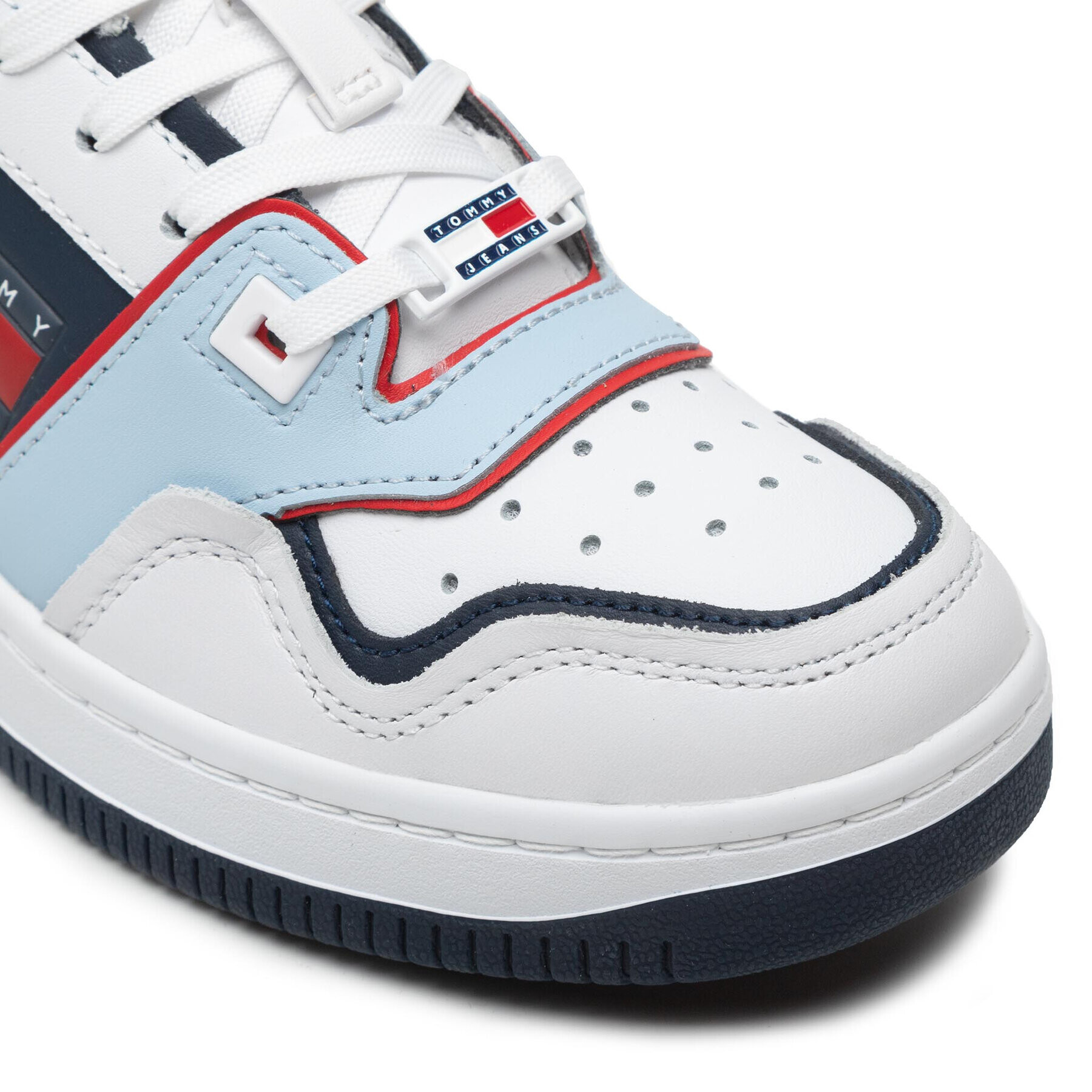 Tommy Jeans Sneakersy Pop Basket Wmn EN0EN01843 Biela - Pepit.sk