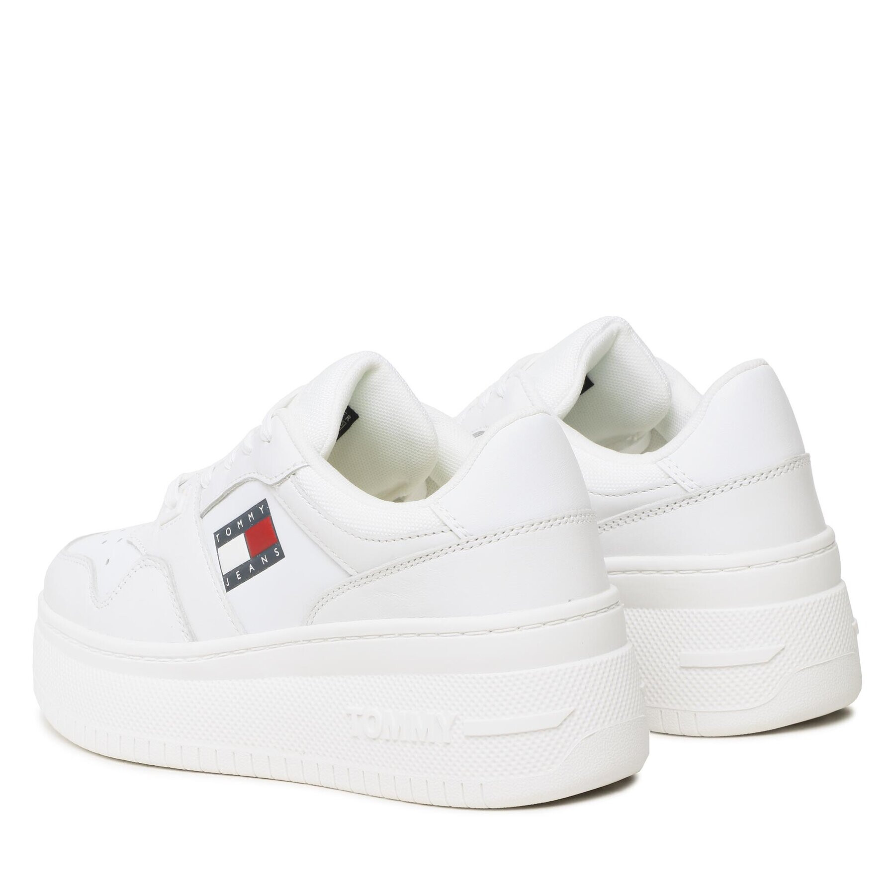 Tommy Jeans Sneakersy Retro Basket Flatf EN0EN02086 Biela - Pepit.sk