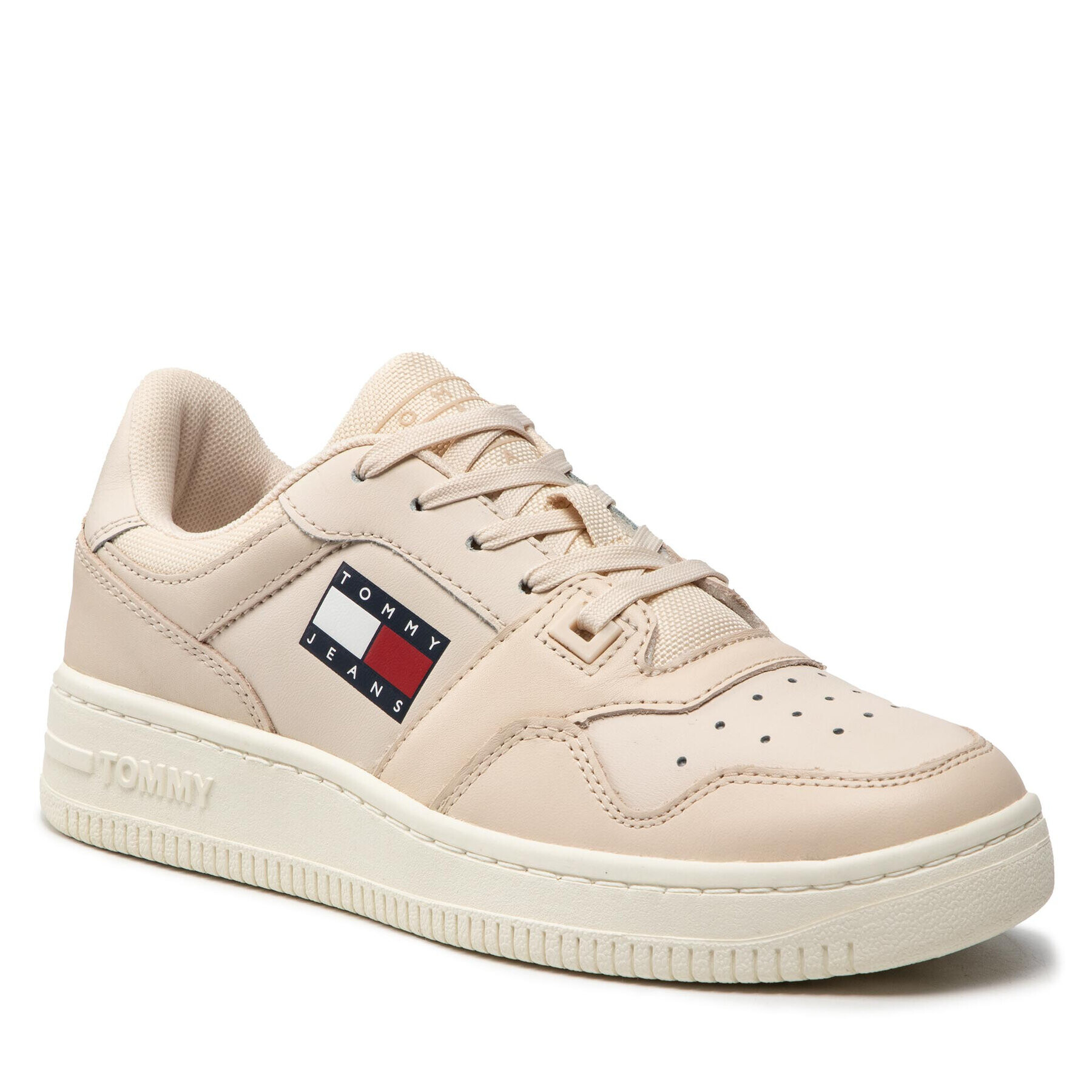 Tommy Jeans Sneakersy Retro Basket Wmn EN0EN01723 Béžová - Pepit.sk