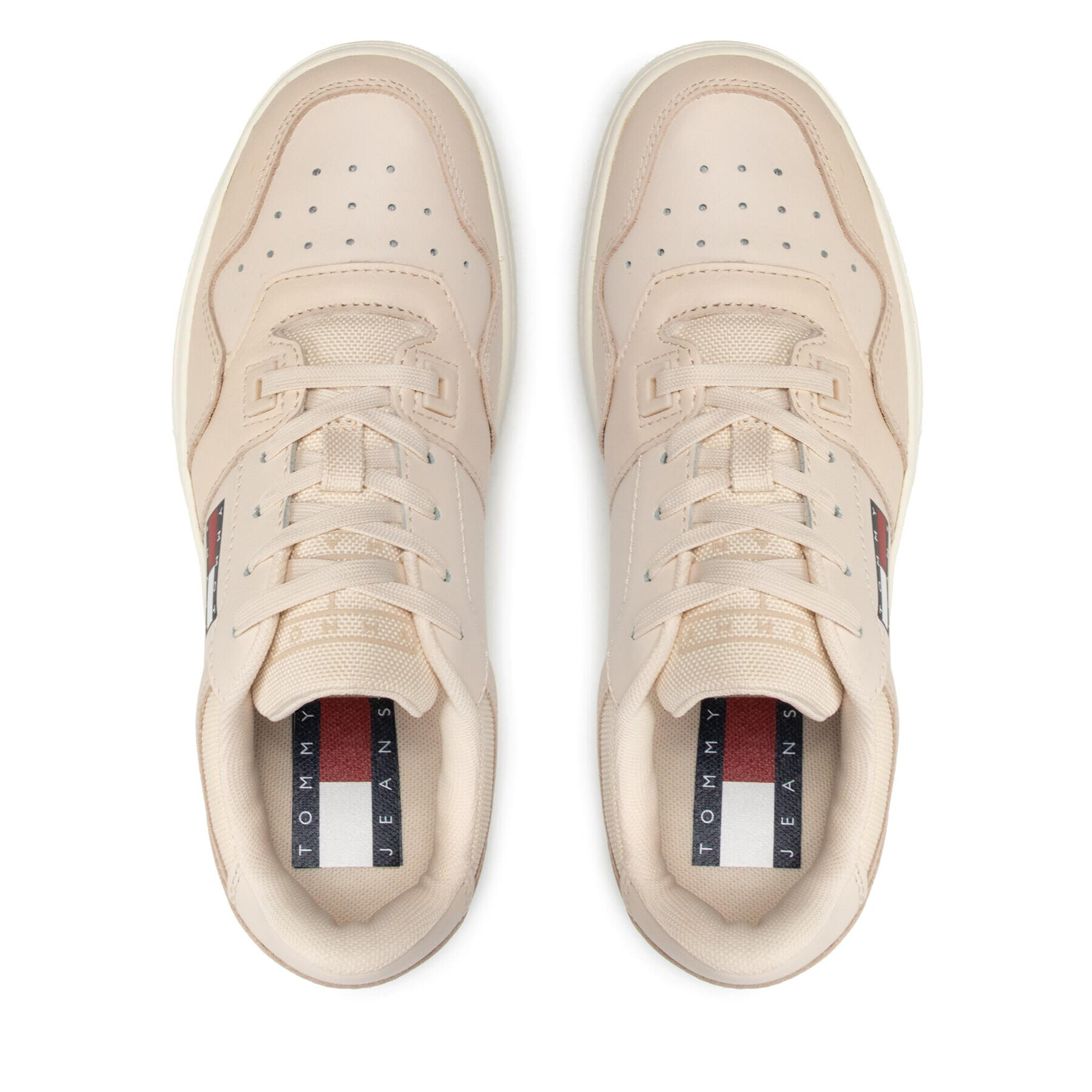 Tommy Jeans Sneakersy Retro Basket Wmn EN0EN01723 Béžová - Pepit.sk