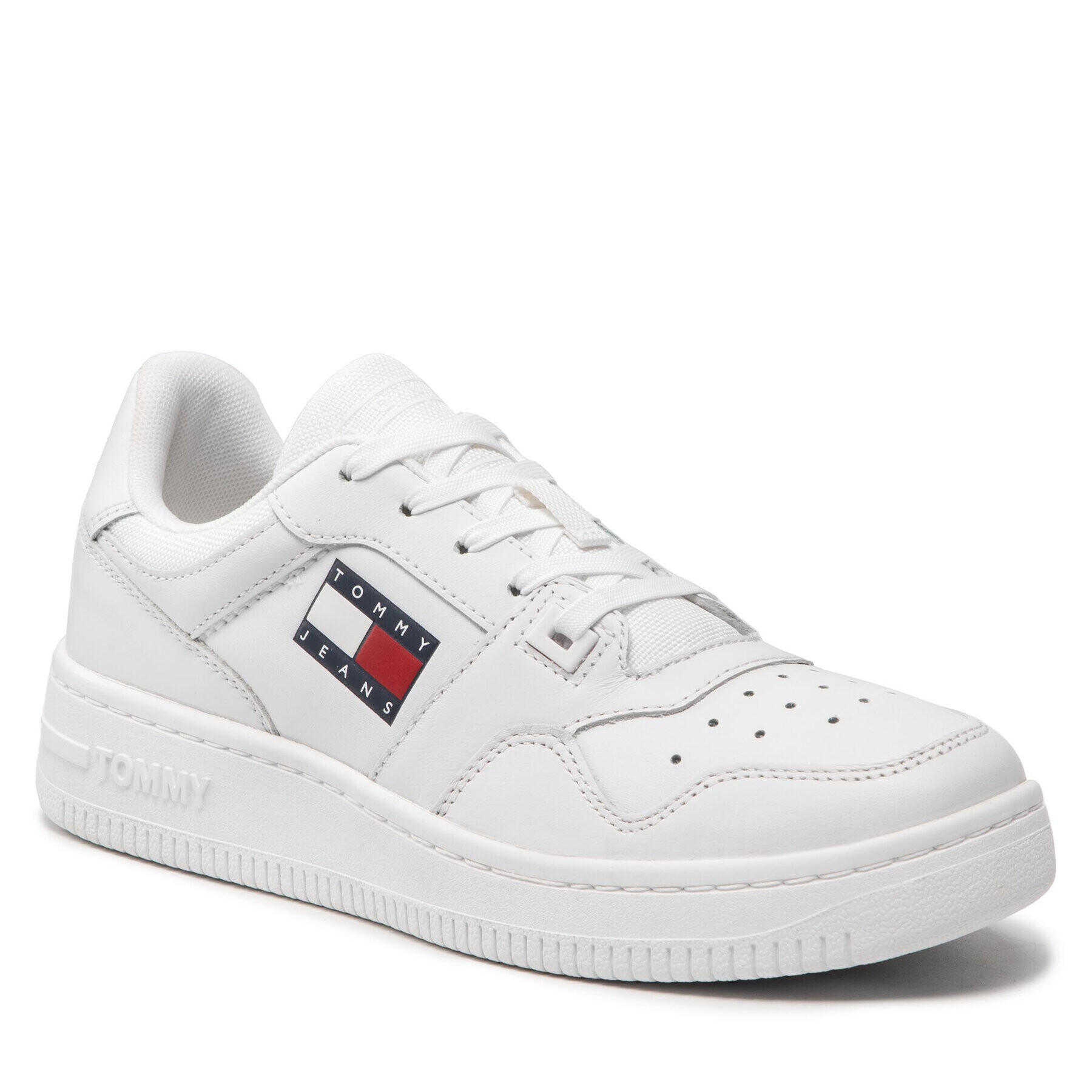 Tommy Jeans Sneakersy Retro Basket EN0EN01723 Biela - Pepit.sk