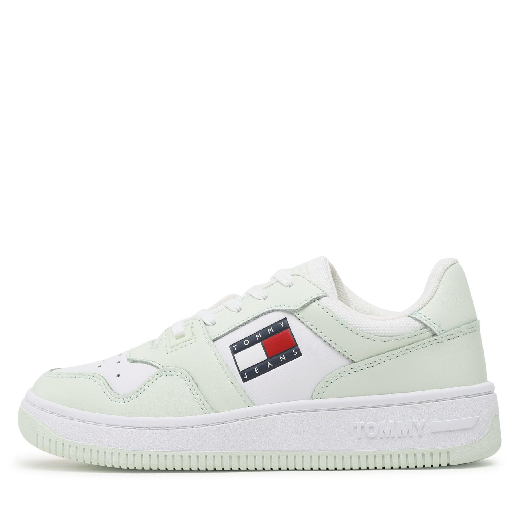 Tommy Jeans Sneakersy Retro Basket Wmn EN0EN02102 Zelená - Pepit.sk