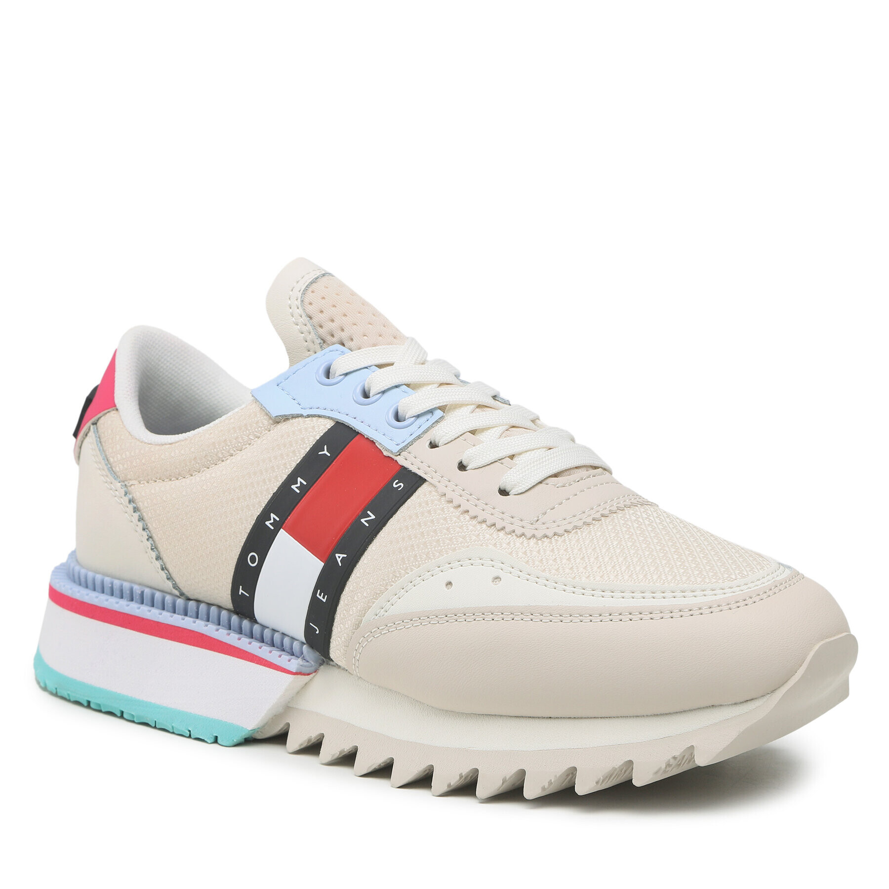 Tommy Jeans Sneakersy Sneaker Cleated EN0EN02055 Béžová - Pepit.sk