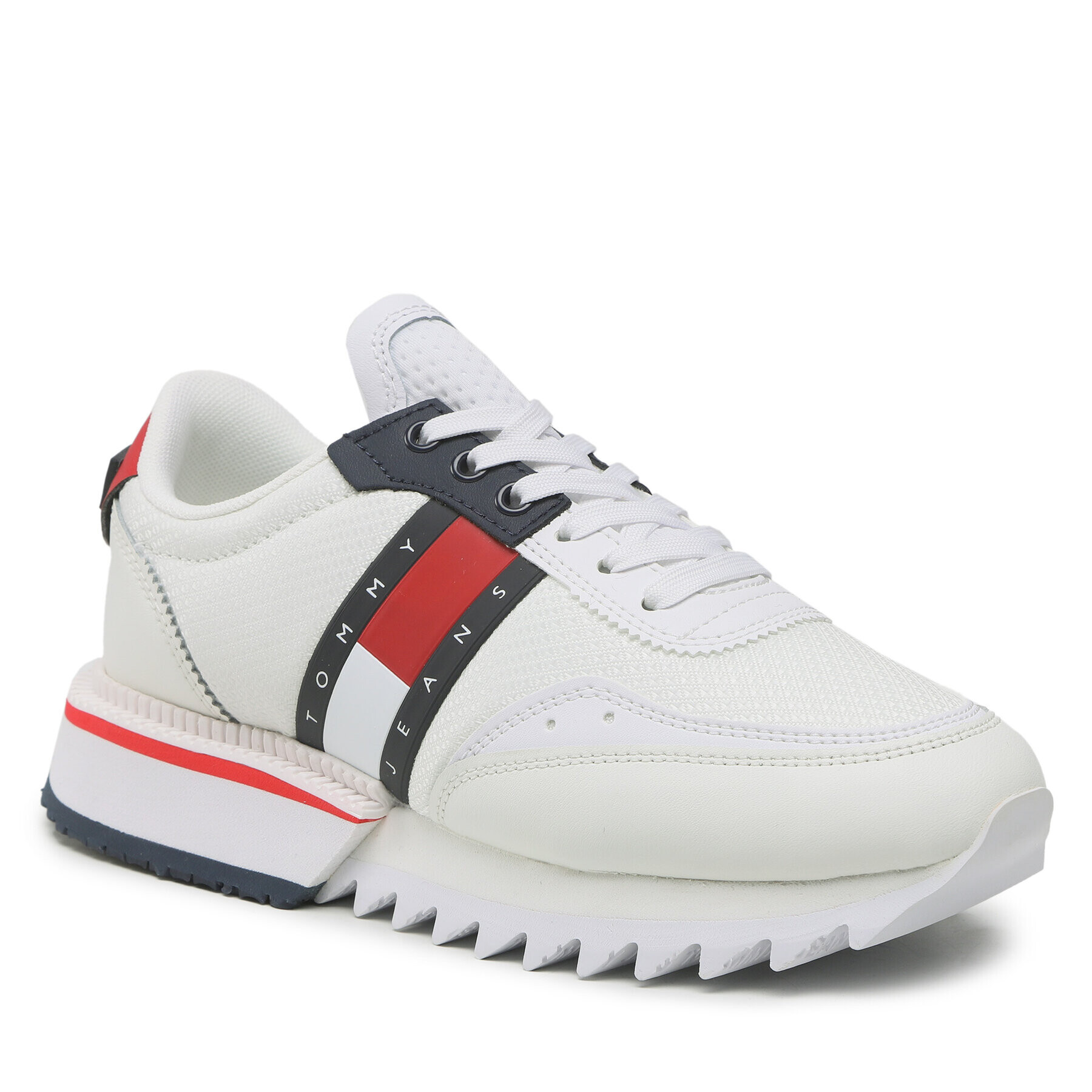 Tommy Jeans Sneakersy Sneaker Cleated EN0EN02055 Biela - Pepit.sk