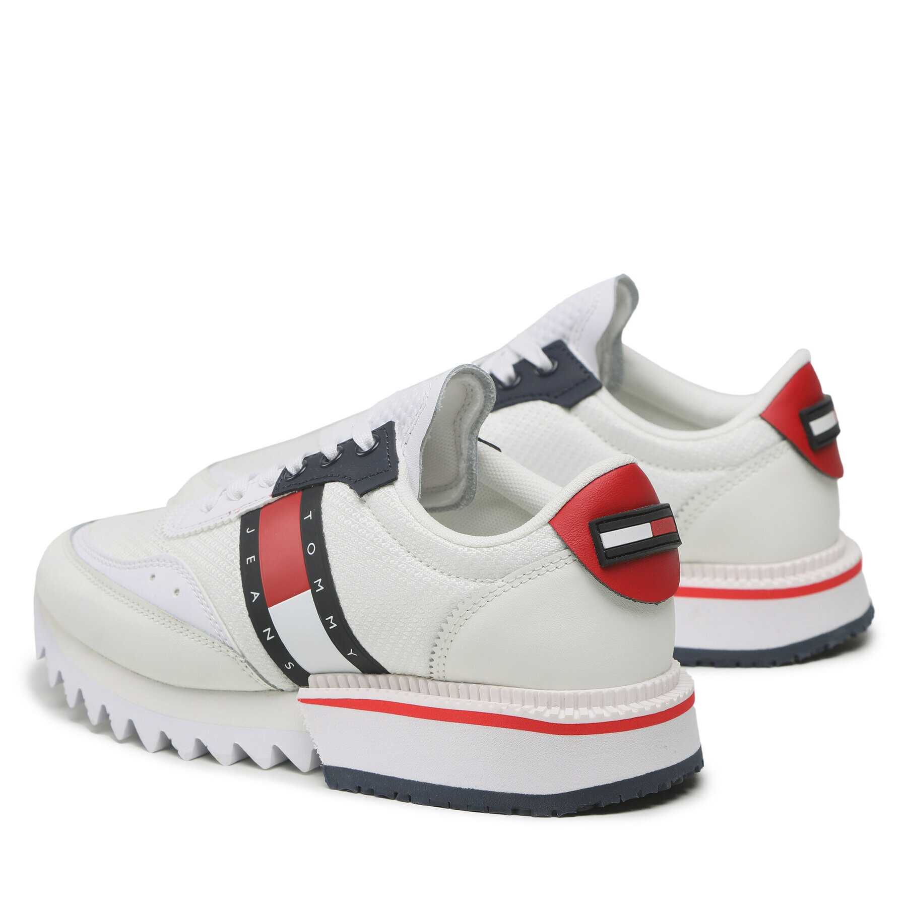 Tommy Jeans Sneakersy Sneaker Cleated EN0EN02055 Biela - Pepit.sk