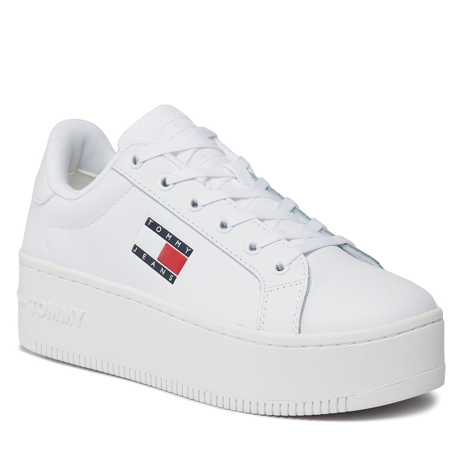 Tommy Jeans Sneakersy Tjw Flatform Ess EN0EN02426 Biela - Pepit.sk