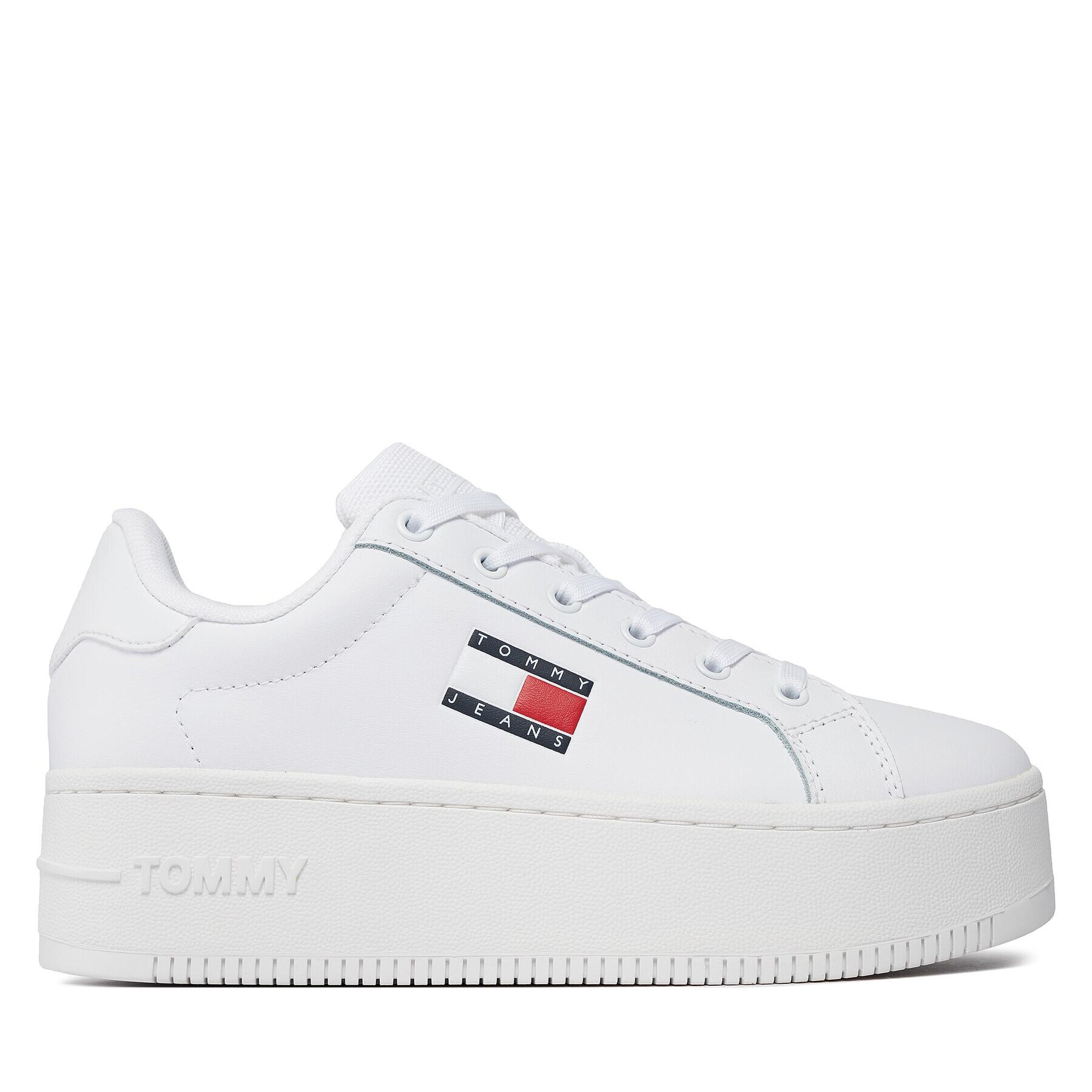 Tommy Jeans Sneakersy Tjw Flatform Ess EN0EN02426 Biela - Pepit.sk