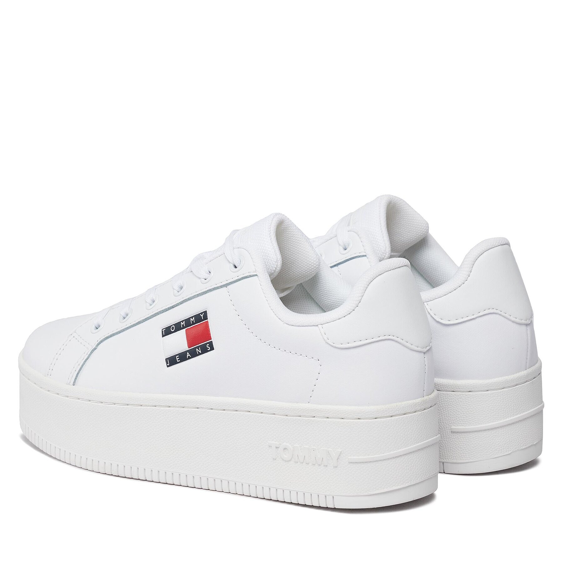 Tommy Jeans Sneakersy Tjw Flatform Ess EN0EN02426 Biela - Pepit.sk