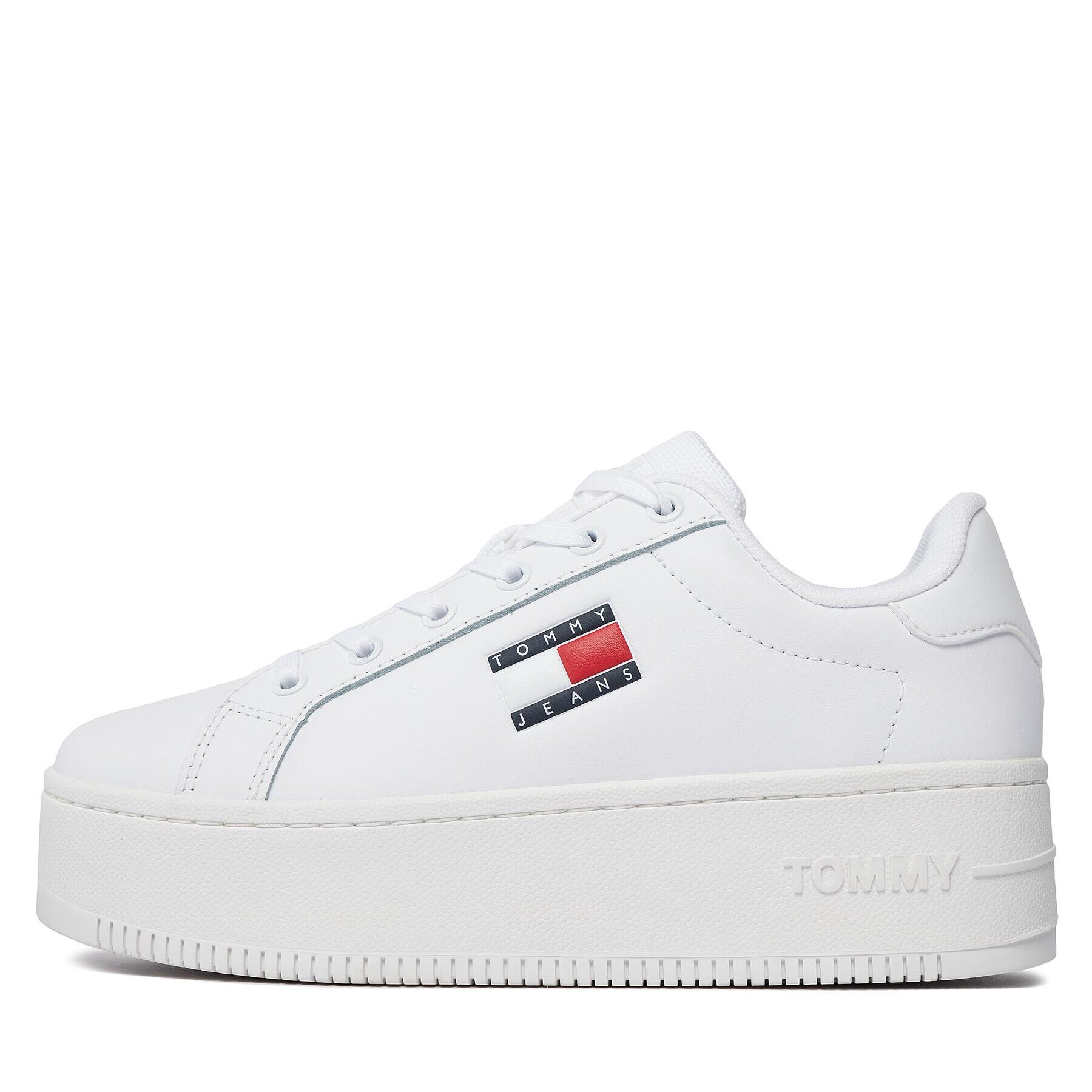 Tommy Jeans Sneakersy Tjw Flatform Ess EN0EN02426 Biela - Pepit.sk