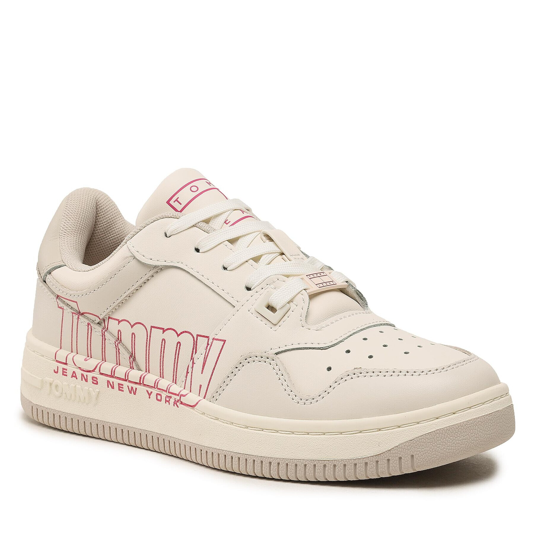 Tommy Jeans Sneakersy Tjw Retro Basket Branding Lc EN0EN02264 Biela - Pepit.sk