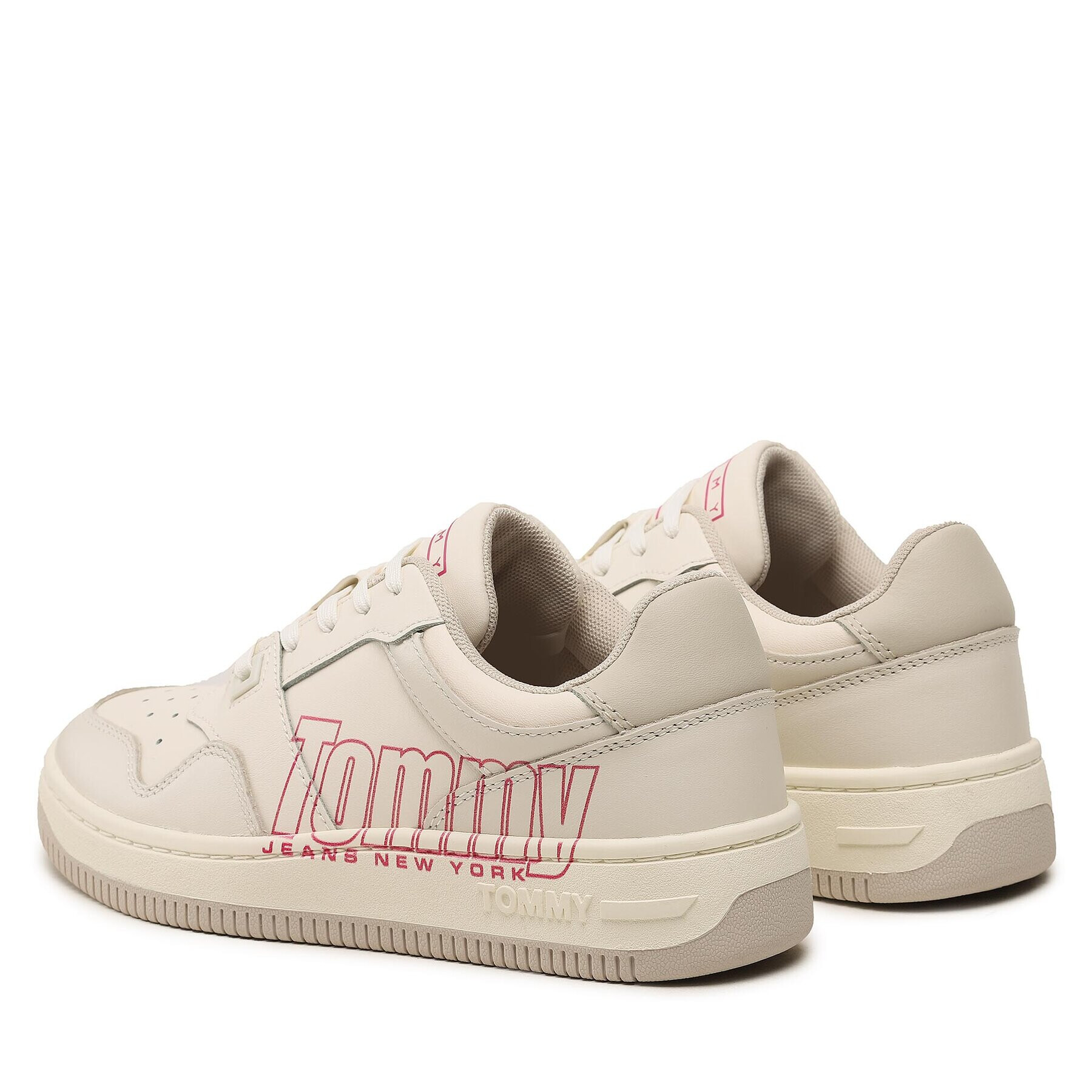 Tommy Jeans Sneakersy Tjw Retro Basket Branding Lc EN0EN02264 Biela - Pepit.sk