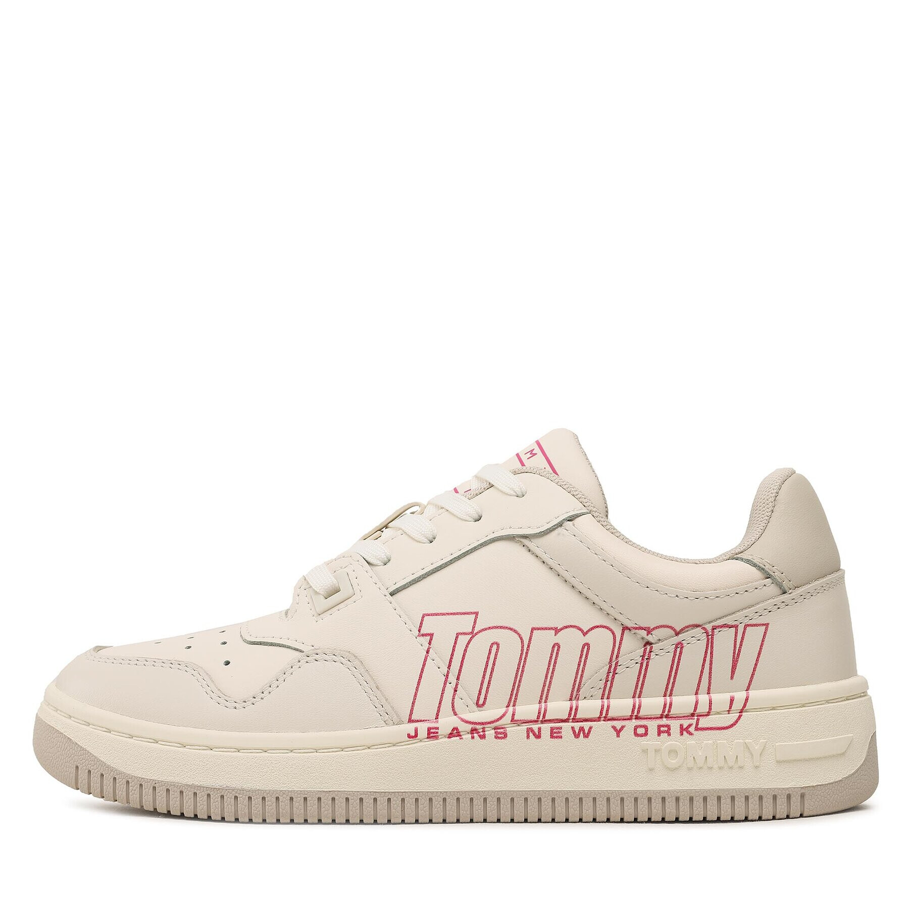 Tommy Jeans Sneakersy Tjw Retro Basket Branding Lc EN0EN02264 Biela - Pepit.sk