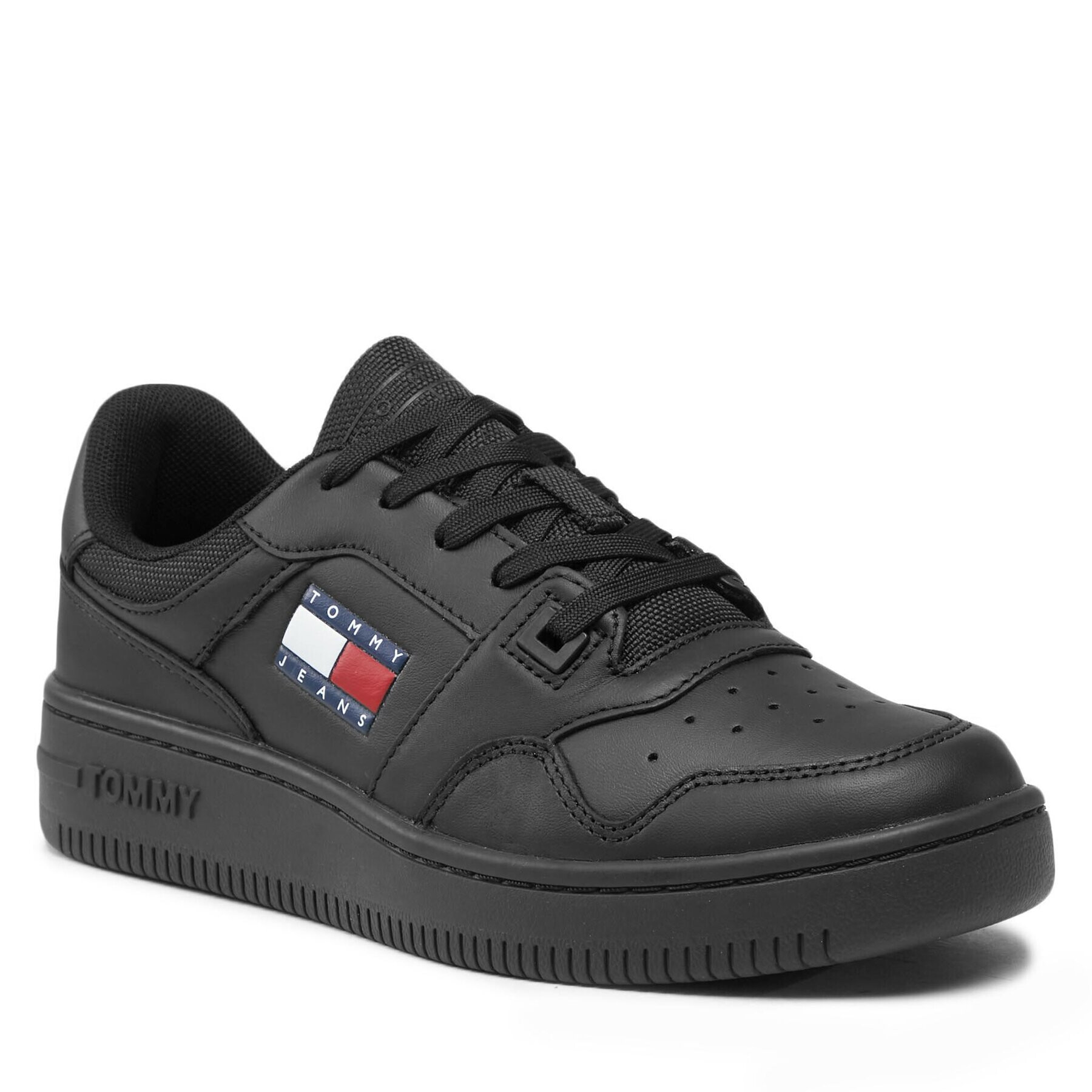 Tommy Jeans Sneakersy Tjw Retro Basket Ess EN0EN02434 Čierna - Pepit.sk