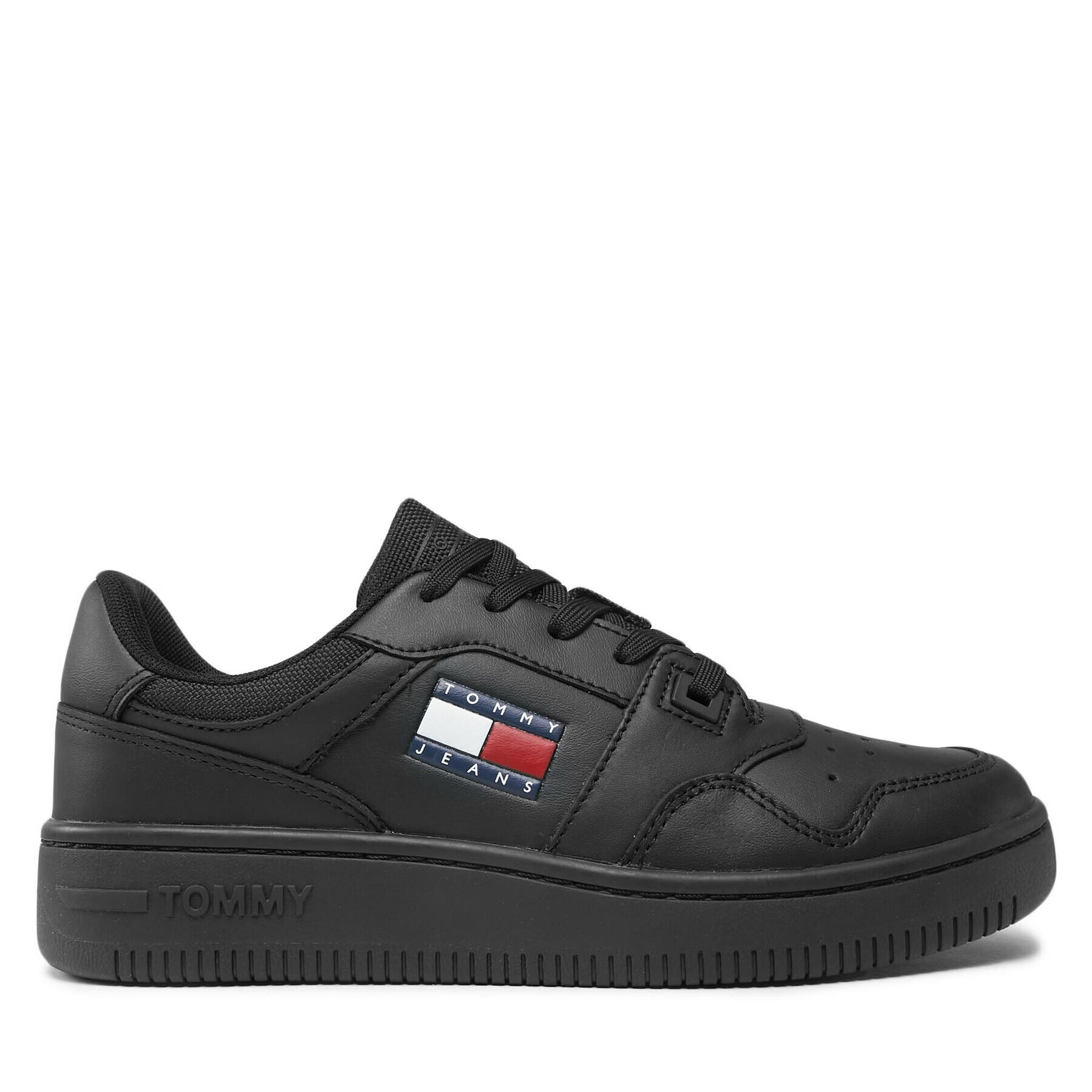 Tommy Jeans Sneakersy Tjw Retro Basket Ess EN0EN02434 Čierna - Pepit.sk