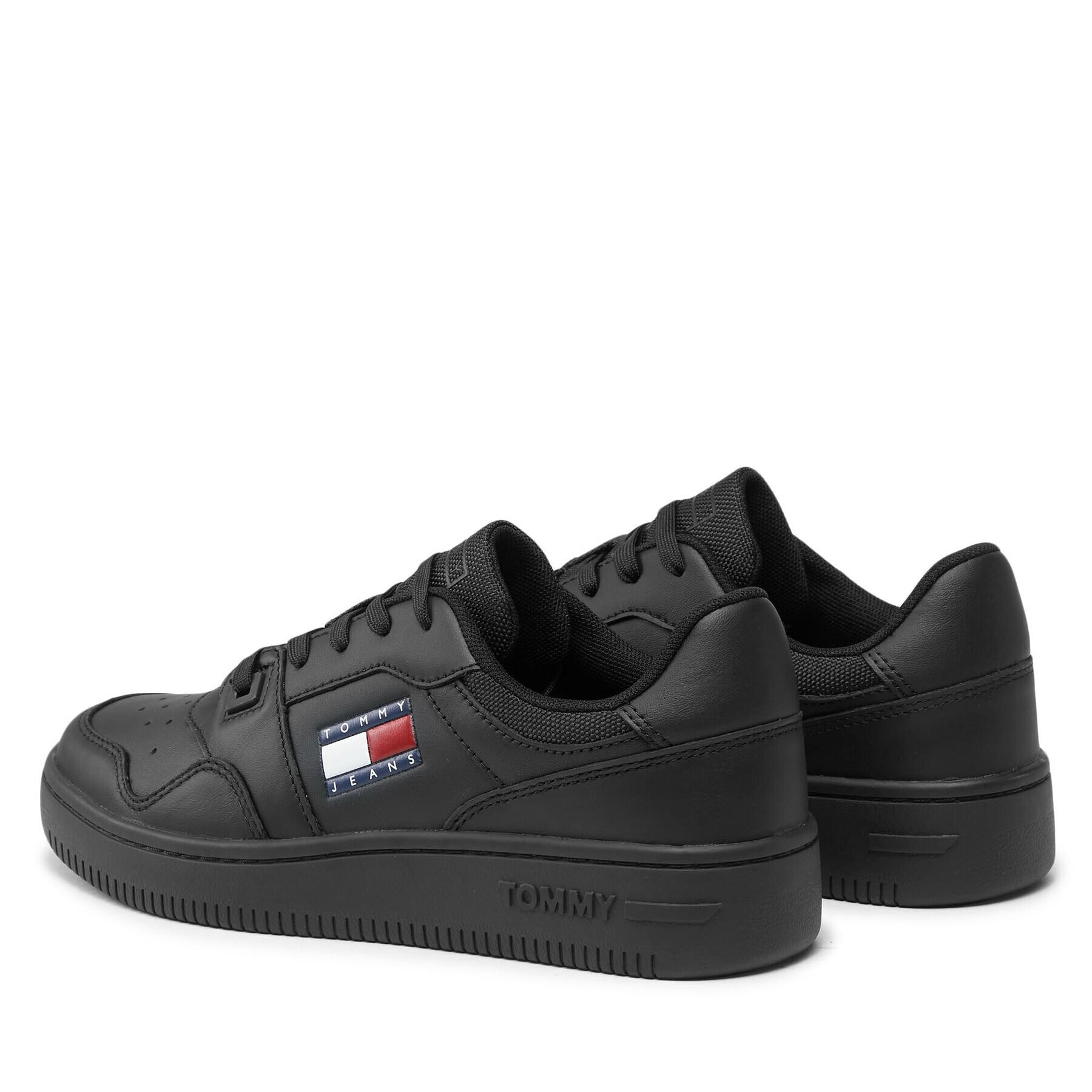 Tommy Jeans Sneakersy Tjw Retro Basket Ess EN0EN02434 Čierna - Pepit.sk