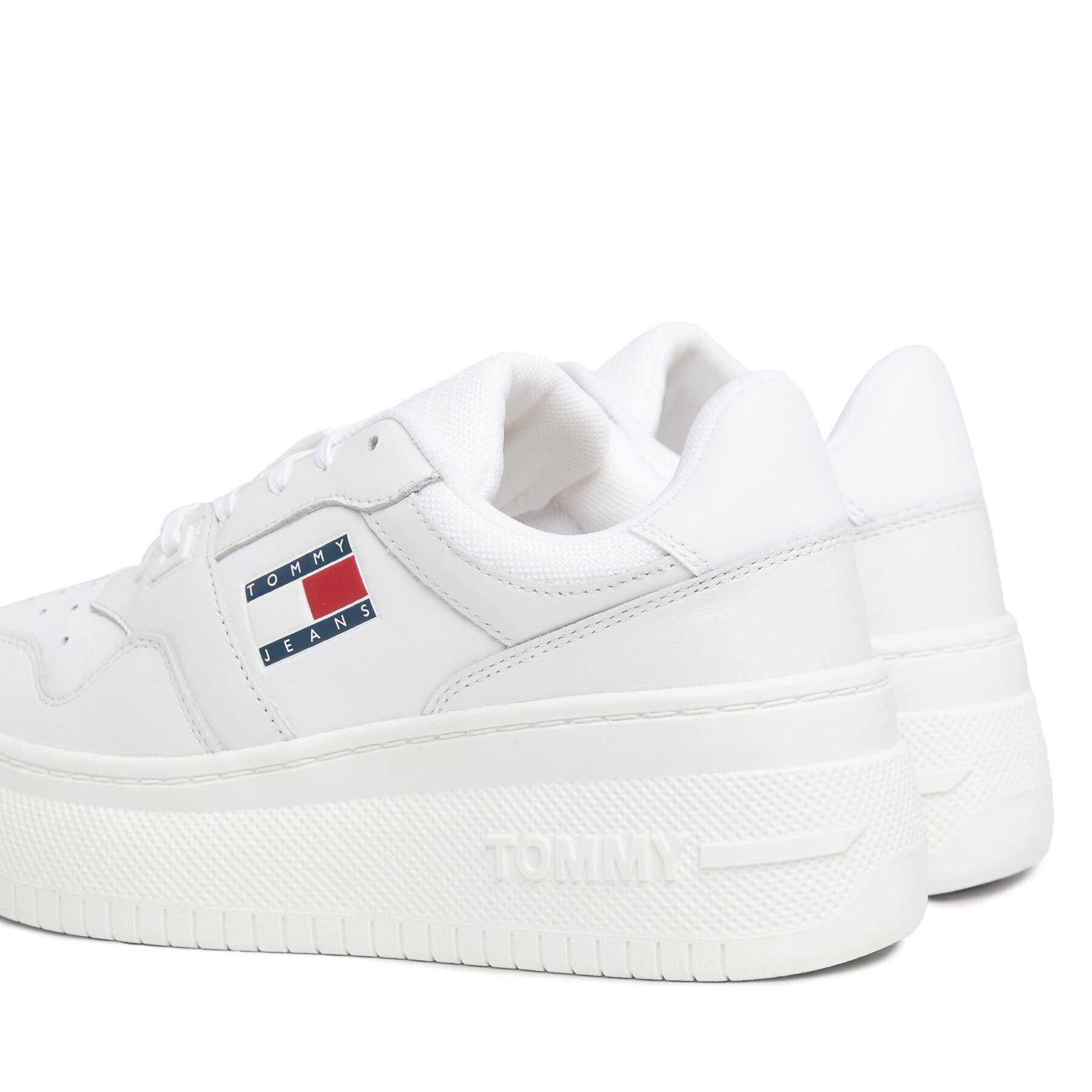 Tommy Jeans Sneakersy Tjw Retro Basket Flatform EN0EN02536 Biela - Pepit.sk