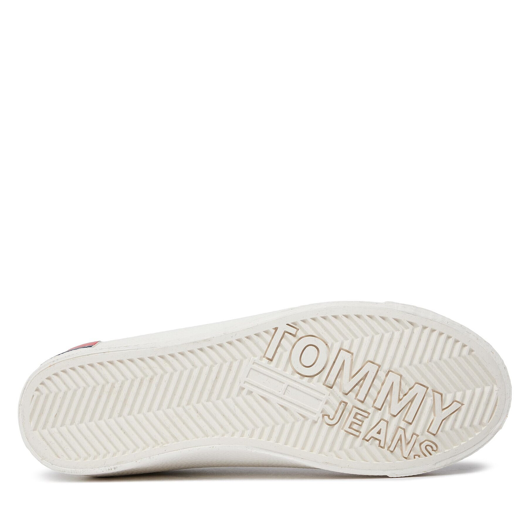 Tommy Jeans Sneakersy Tjw Vulc Leather Plat Lc EN0EN02284 Biela - Pepit.sk