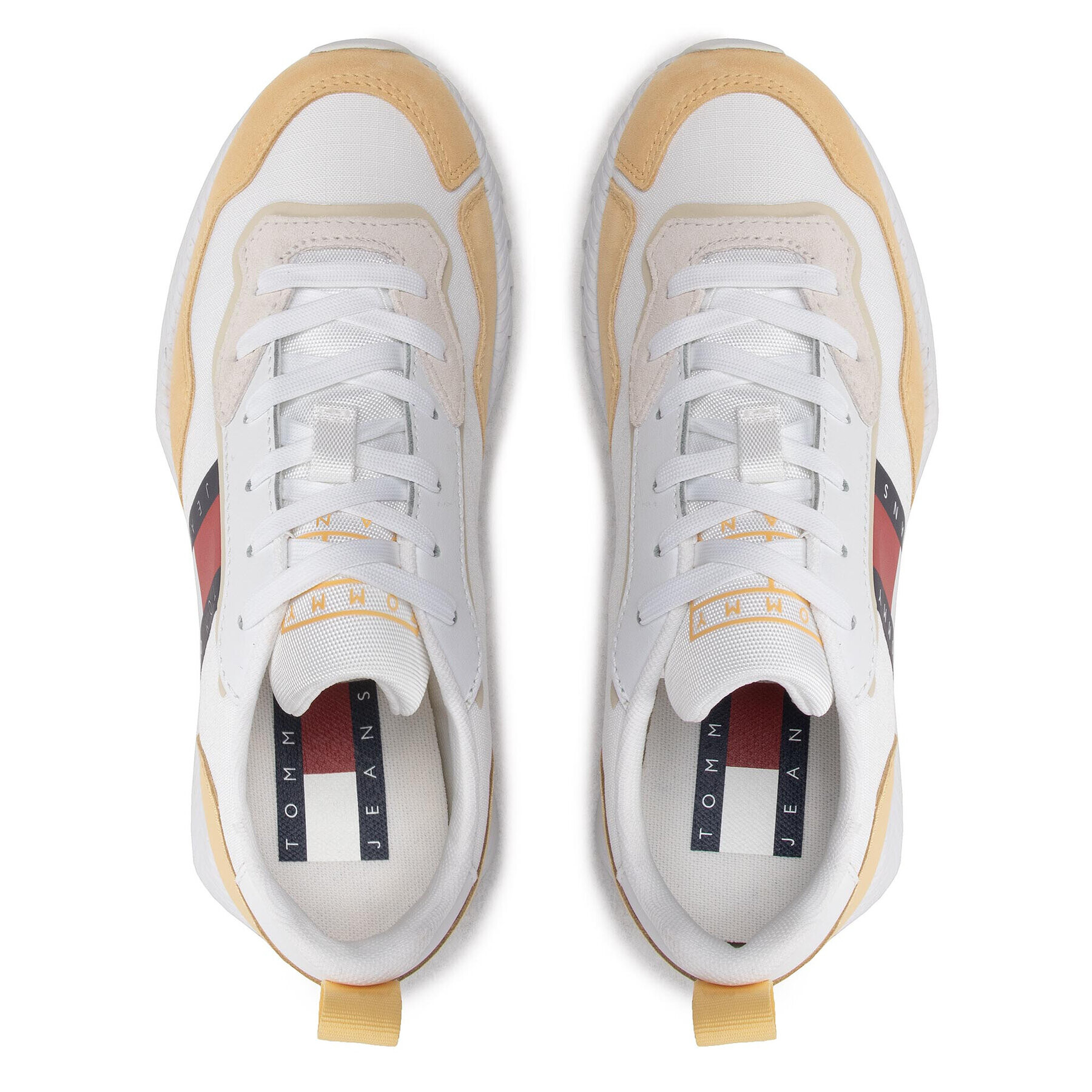 Tommy Jeans Sneakersy Track Cleat Wmn EN0EN01850 Biela - Pepit.sk