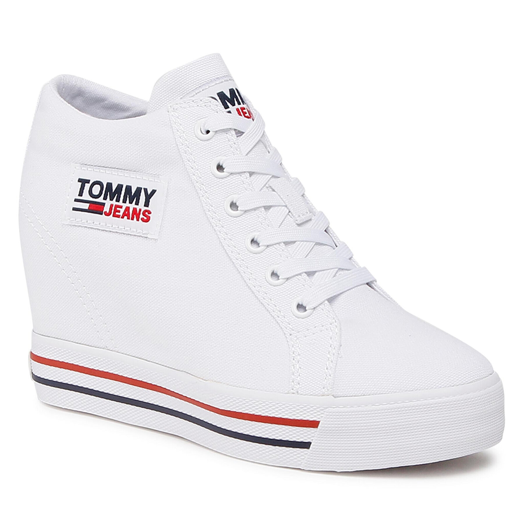 Tommy Jeans Sneakersy Wedgr Sneaker EN0EN01346 Biela - Pepit.sk