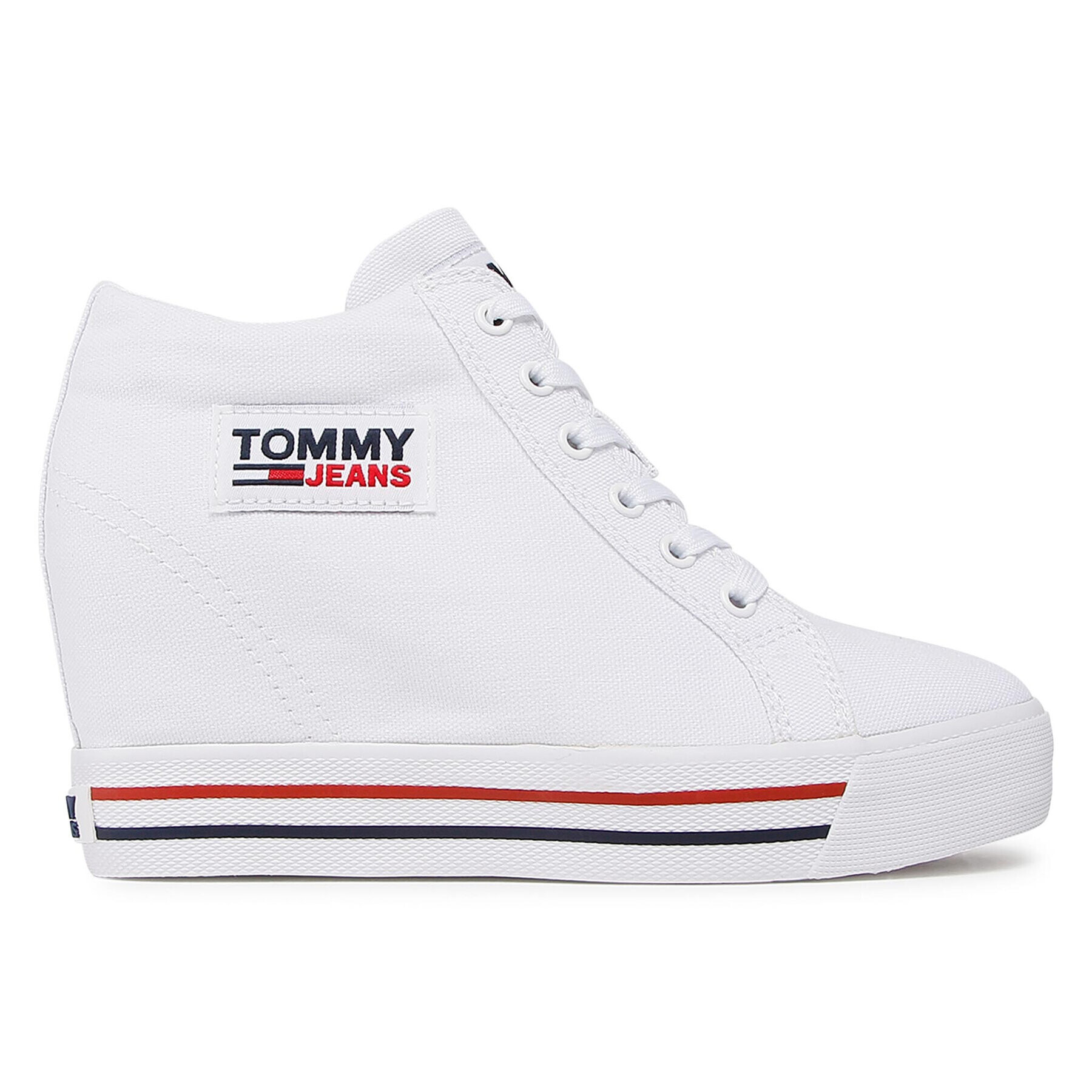 Tommy Jeans Sneakersy Wedgr Sneaker EN0EN01346 Biela - Pepit.sk