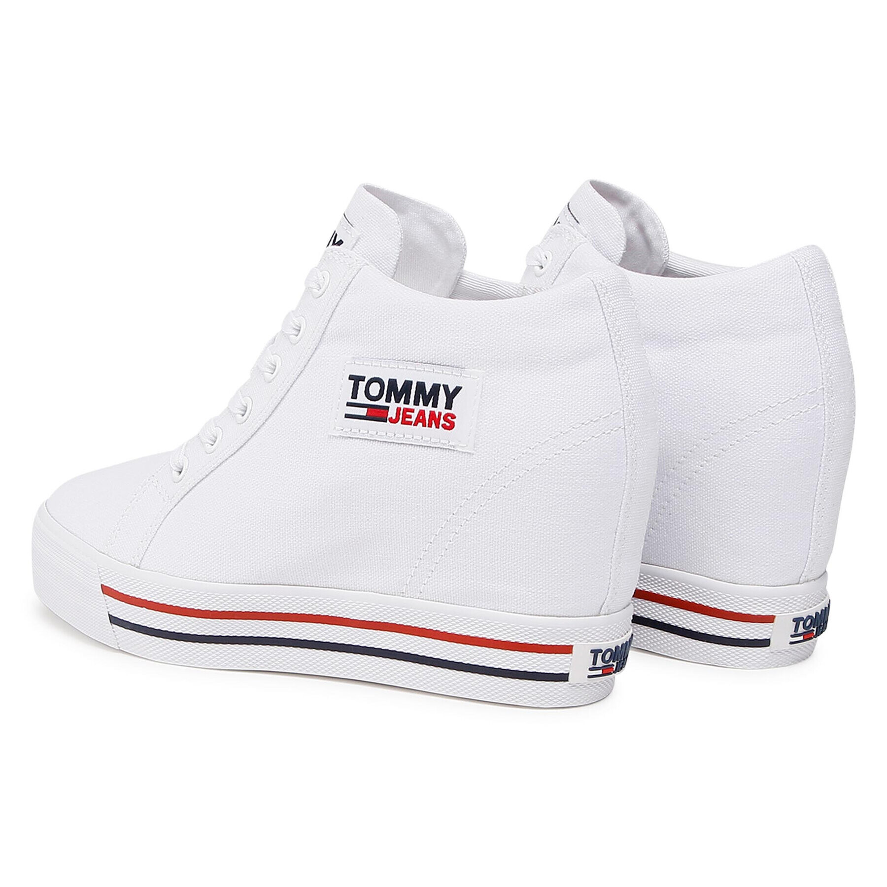 Tommy Jeans Sneakersy Wedgr Sneaker EN0EN01346 Biela - Pepit.sk